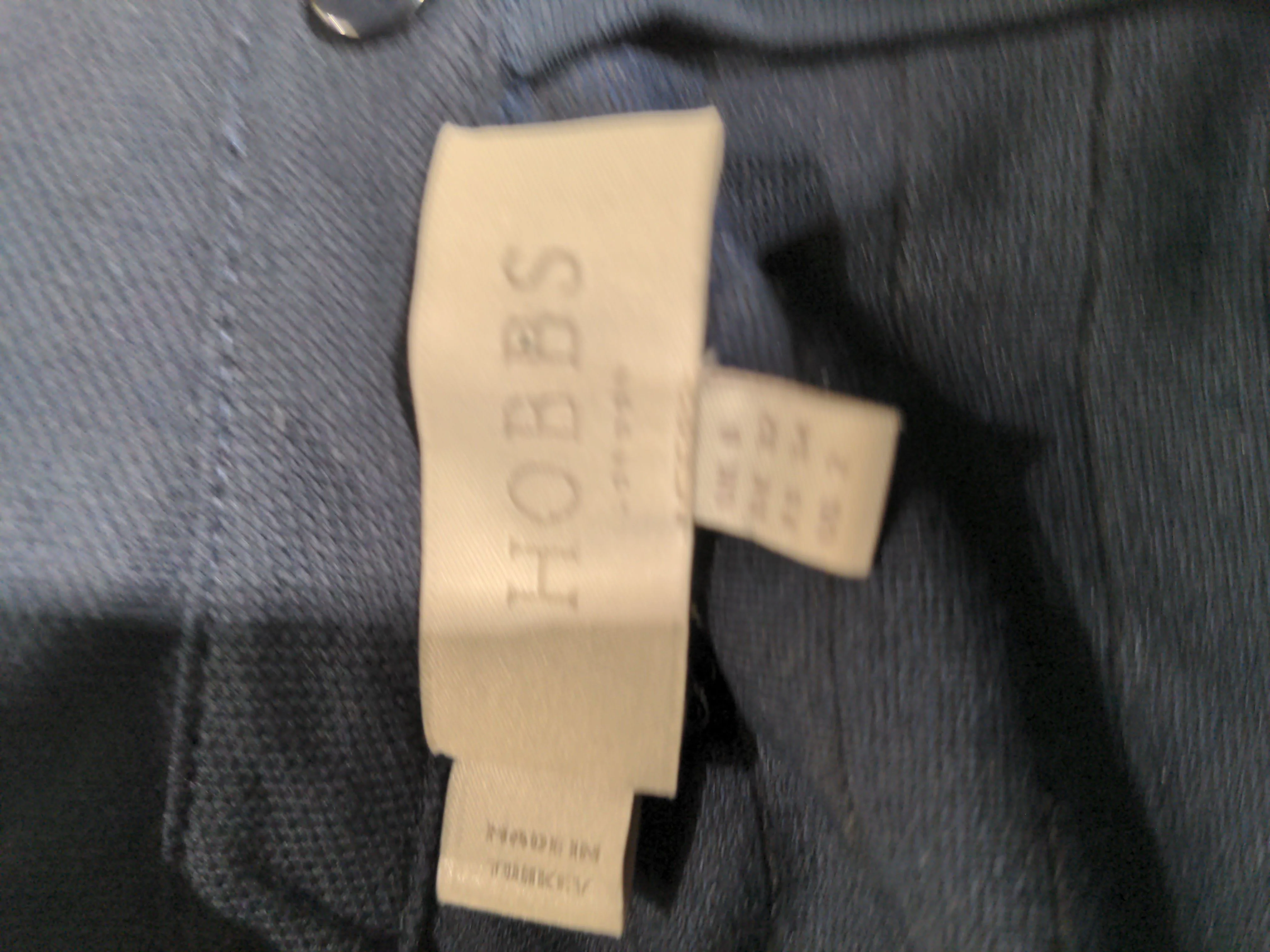 Hobbs A-Line Mini Dress UK10 in Blue - Image 5