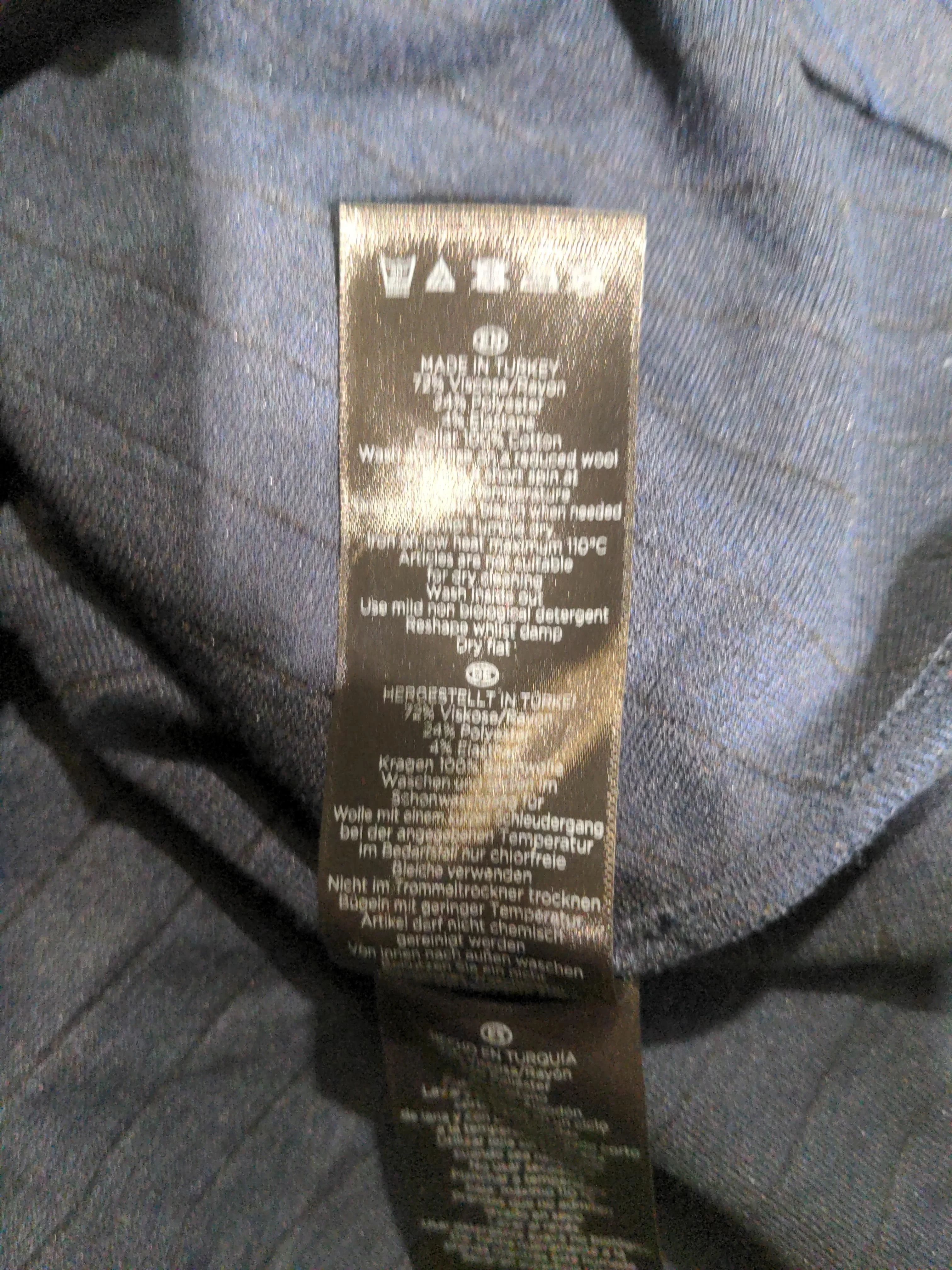 Hobbs A-Line Mini Dress UK10 in Blue - Image 6