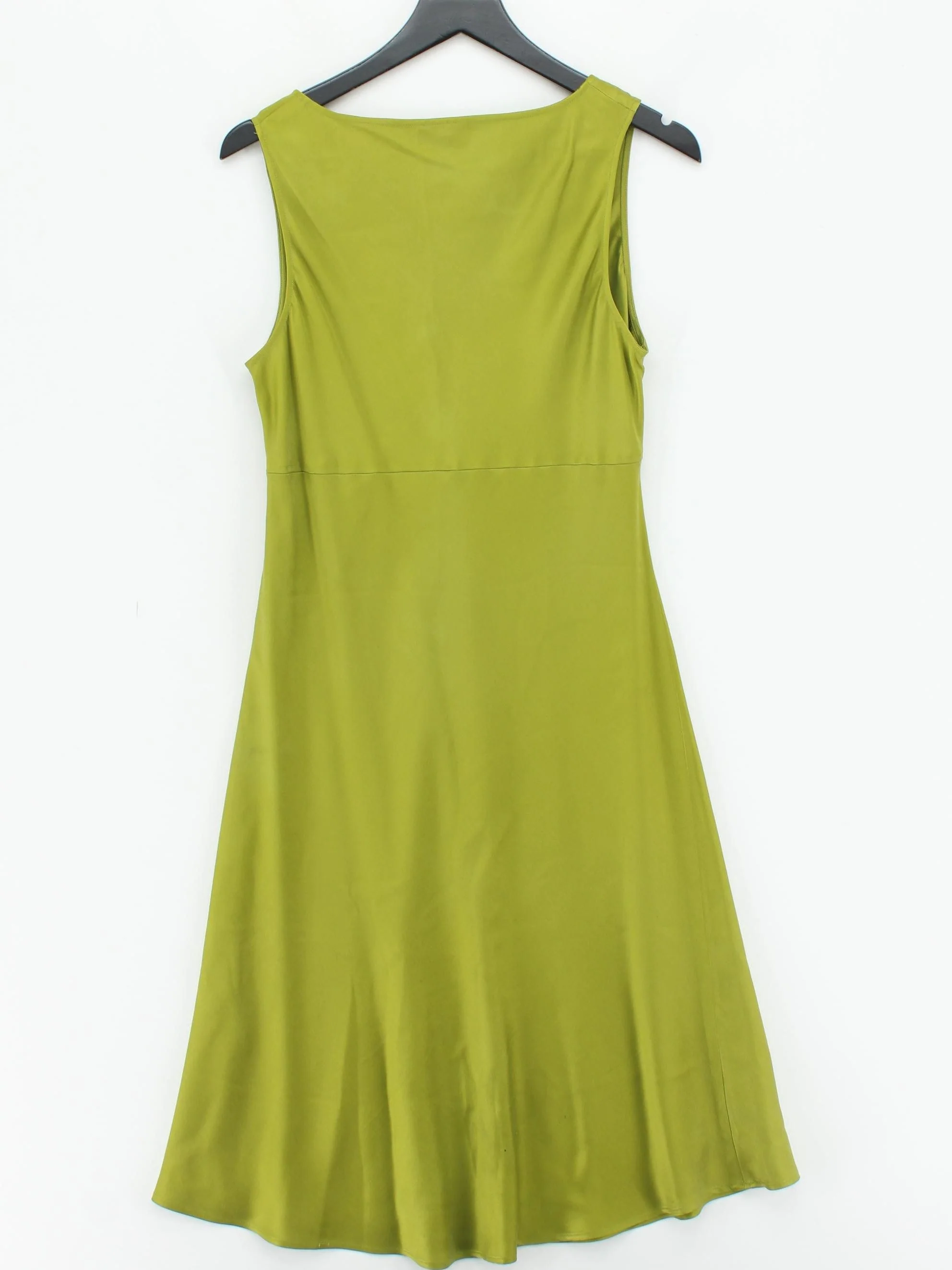 Hobbs A-Line Mini Dress UK14 in Green - Image 2