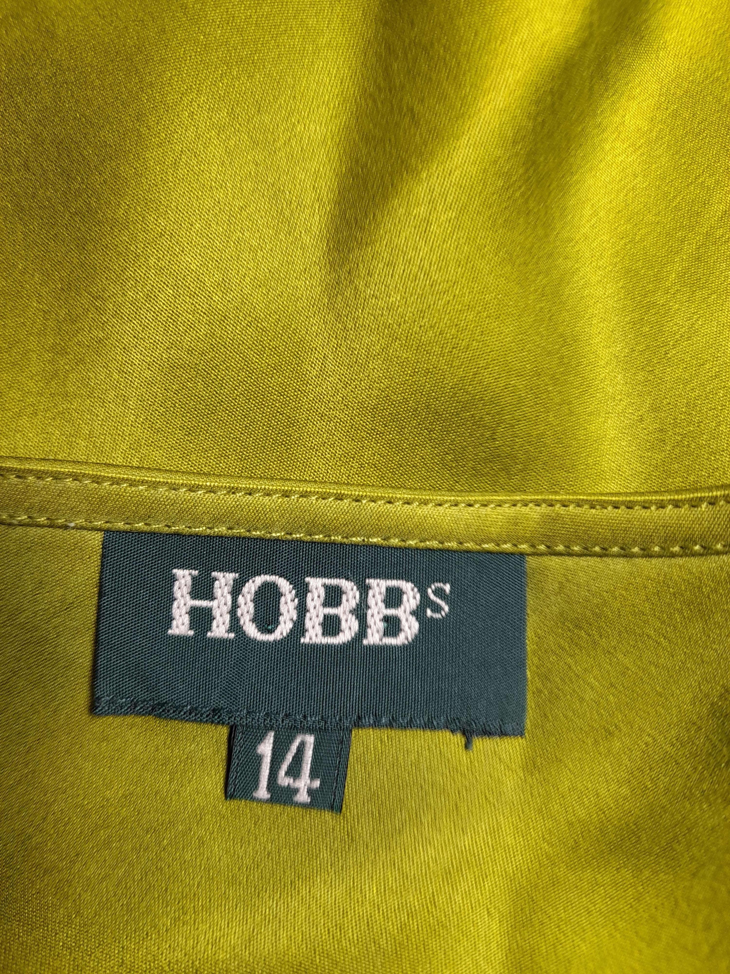 Hobbs A-Line Mini Dress UK14 in Green - Image 5