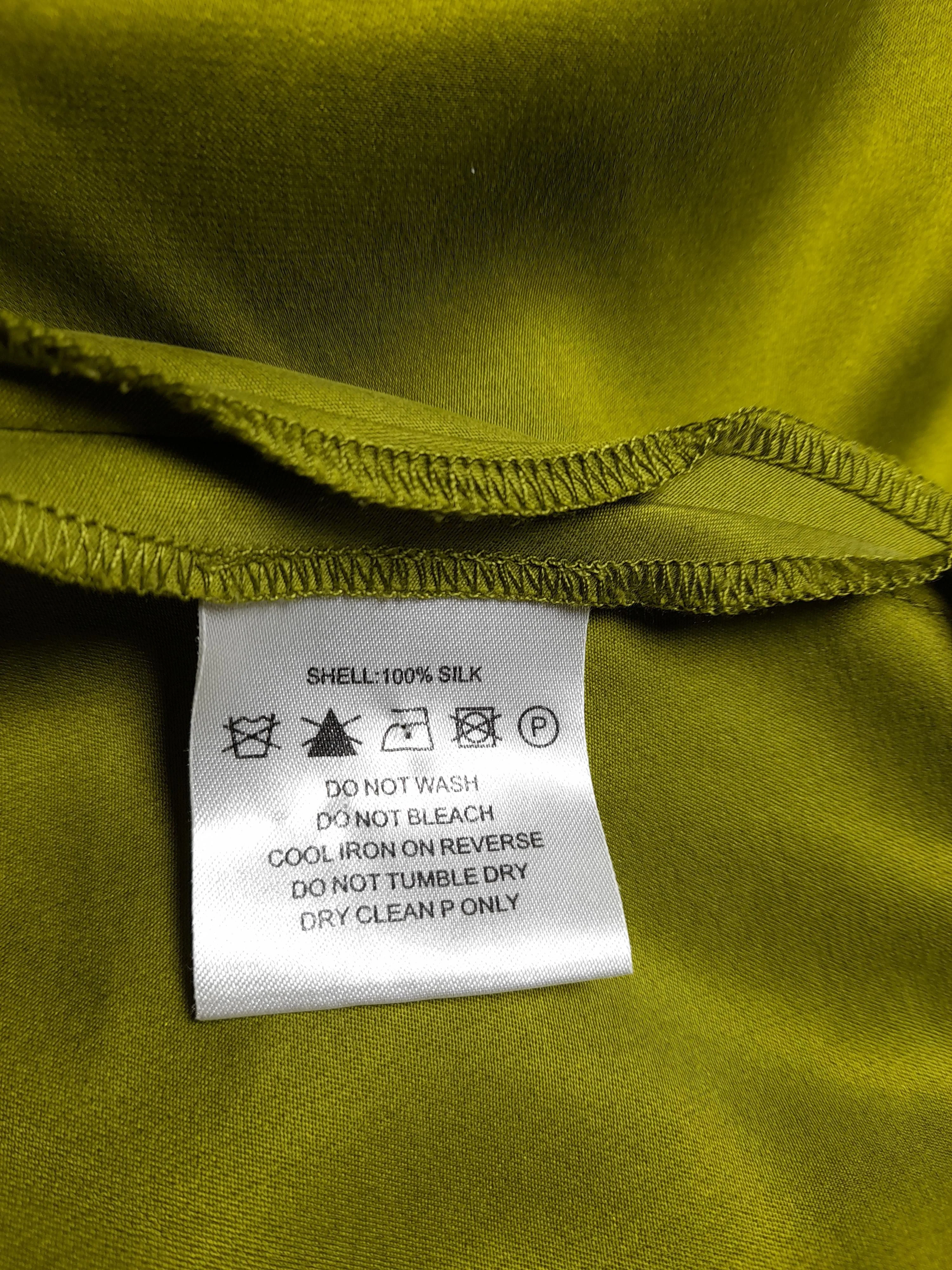 Hobbs A-Line Mini Dress UK14 in Green - Image 6