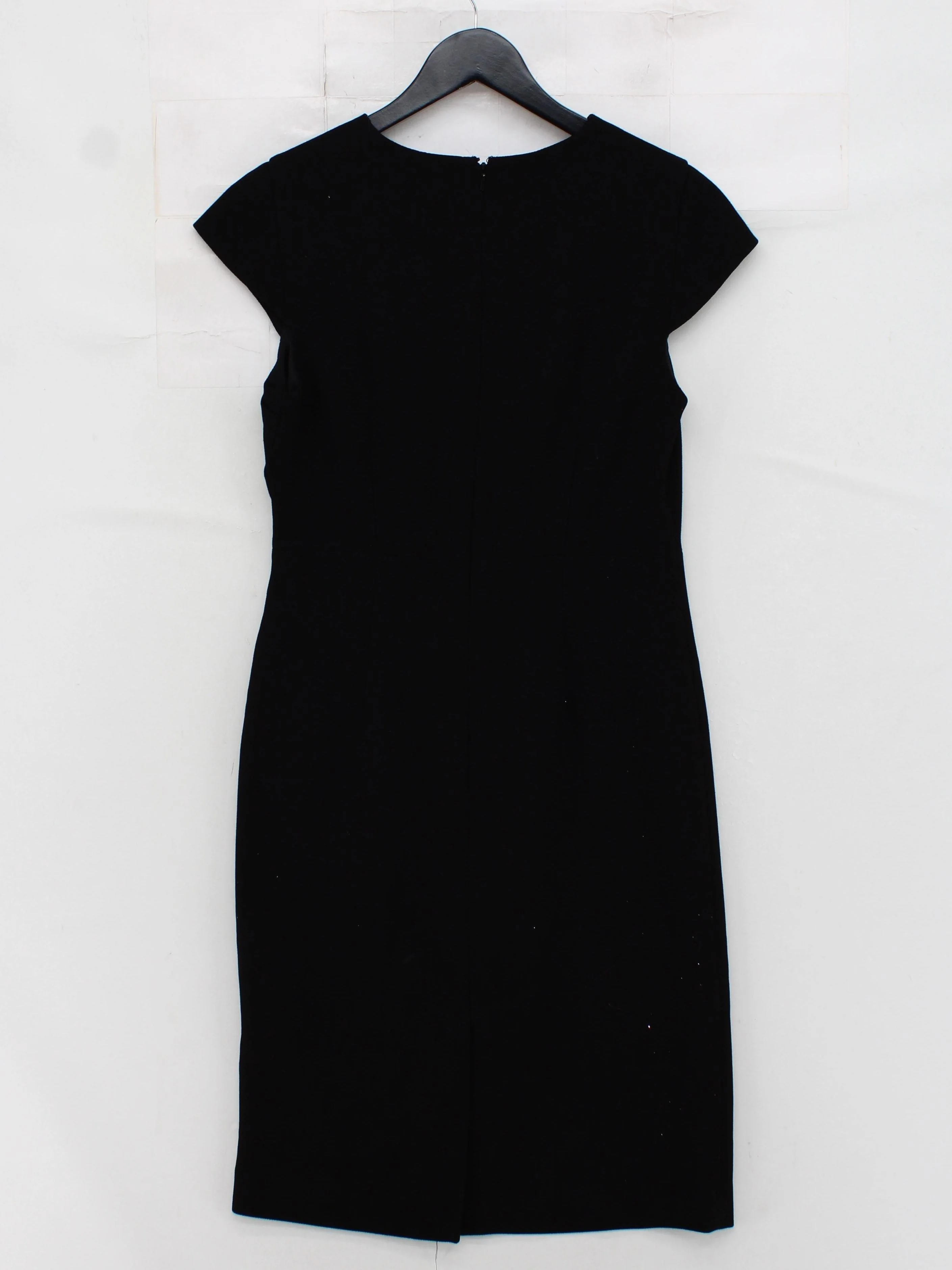 Hobbs Bodycon Midi Dress UK14 in Black - Image 2