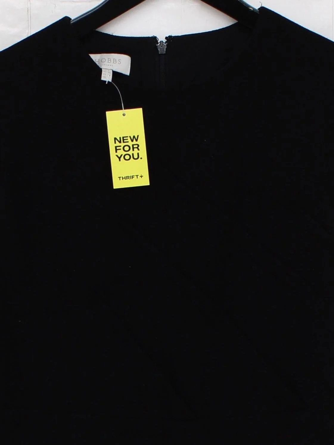 Hobbs Bodycon Midi Dress UK14 in Black - Image 3