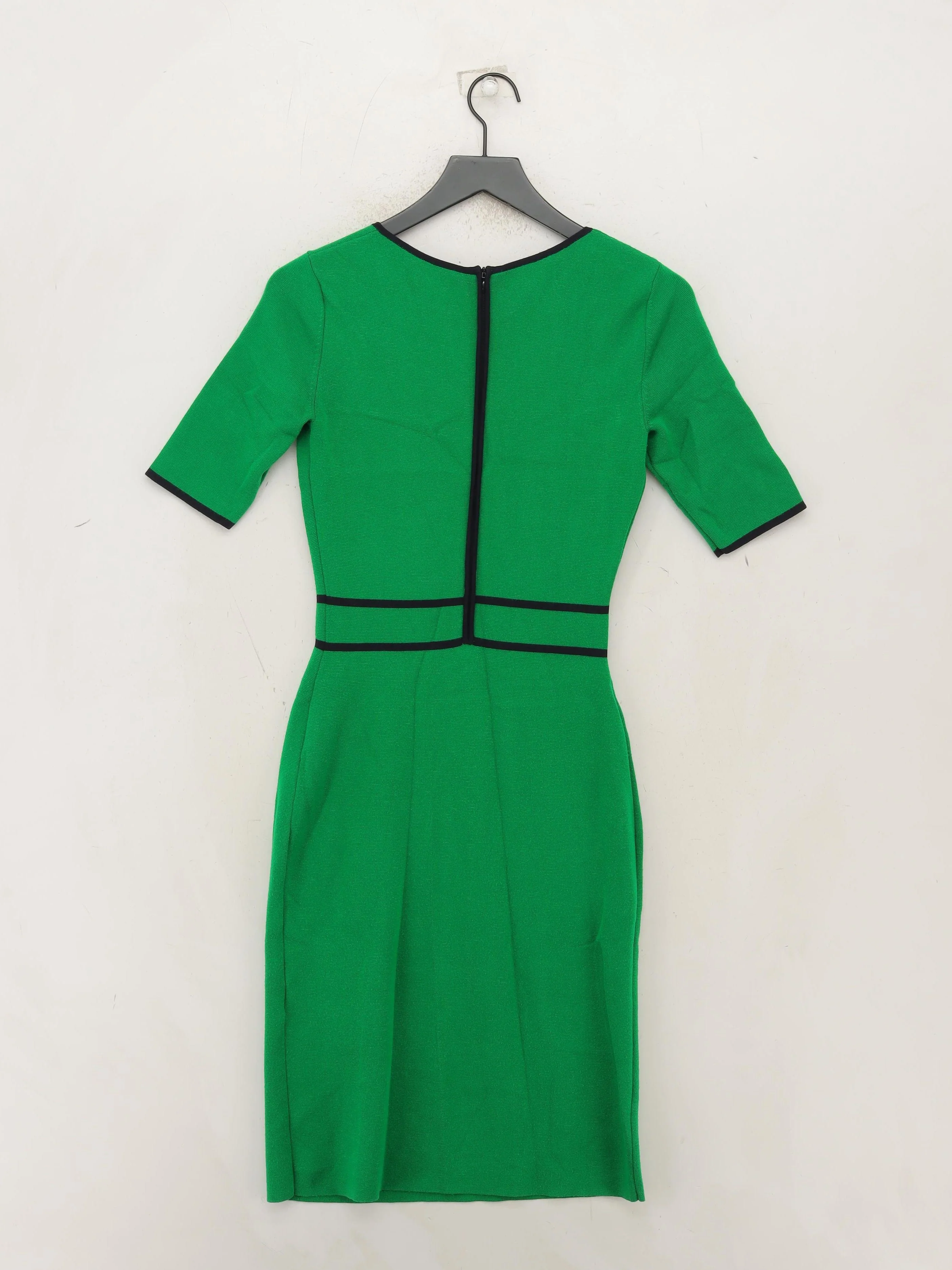 Hobbs Bodycon Midi Dress UK8 in Green - Image 2