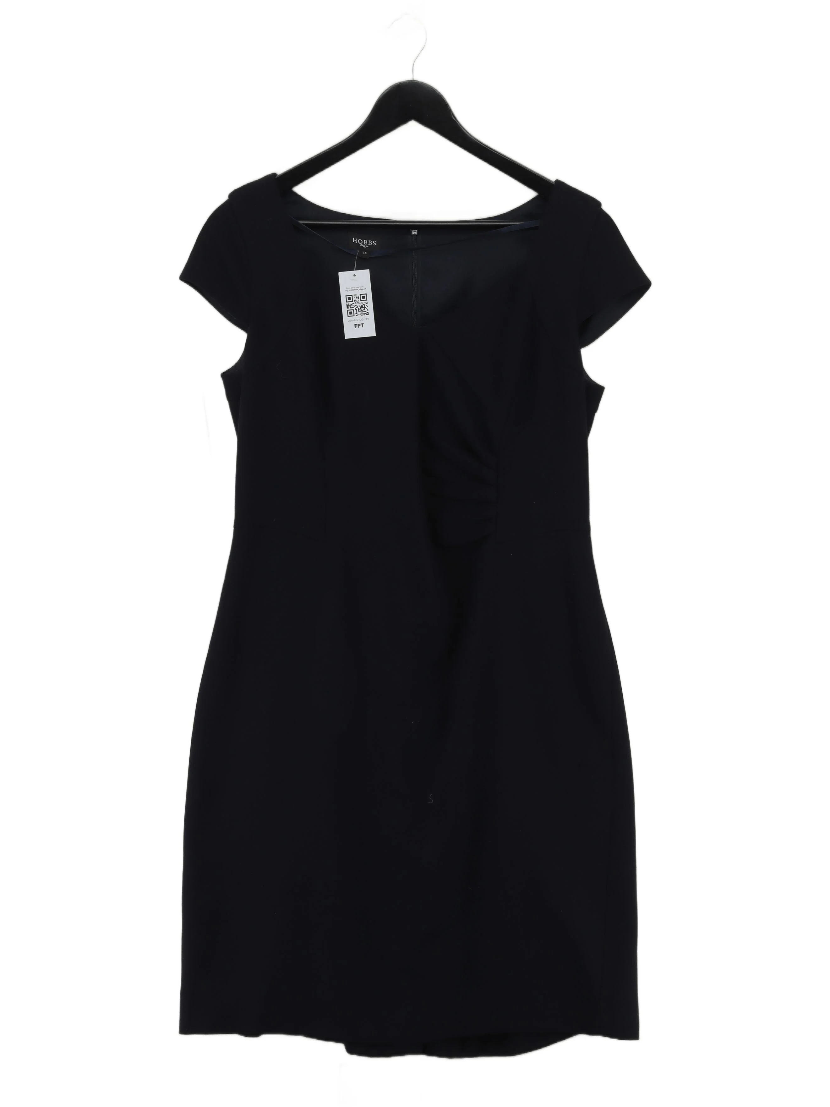 Hobbs Bodycon Mini Dress UK14 in Black