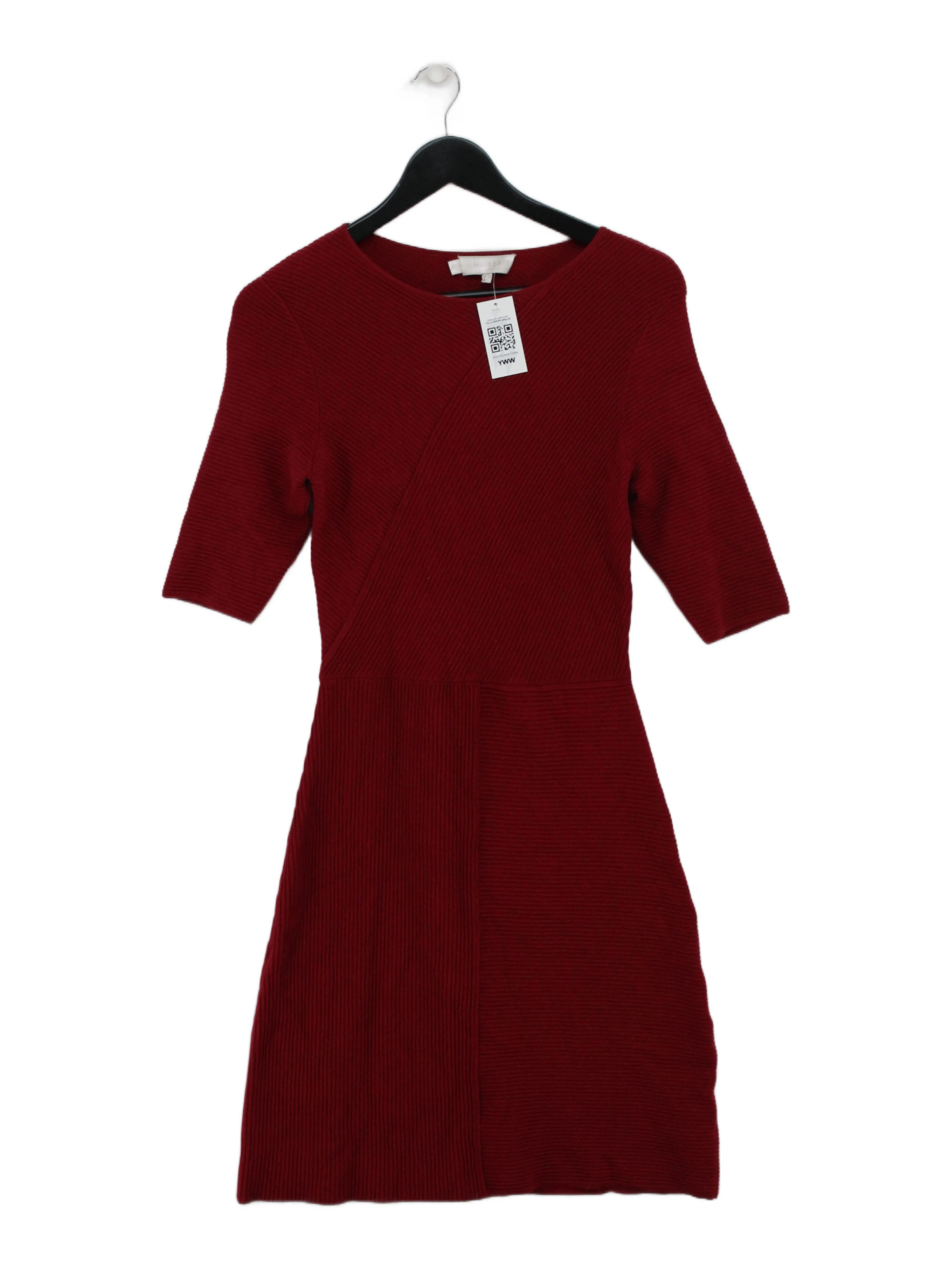 Hobbs Bodycon Mini Dress UK8 in Red