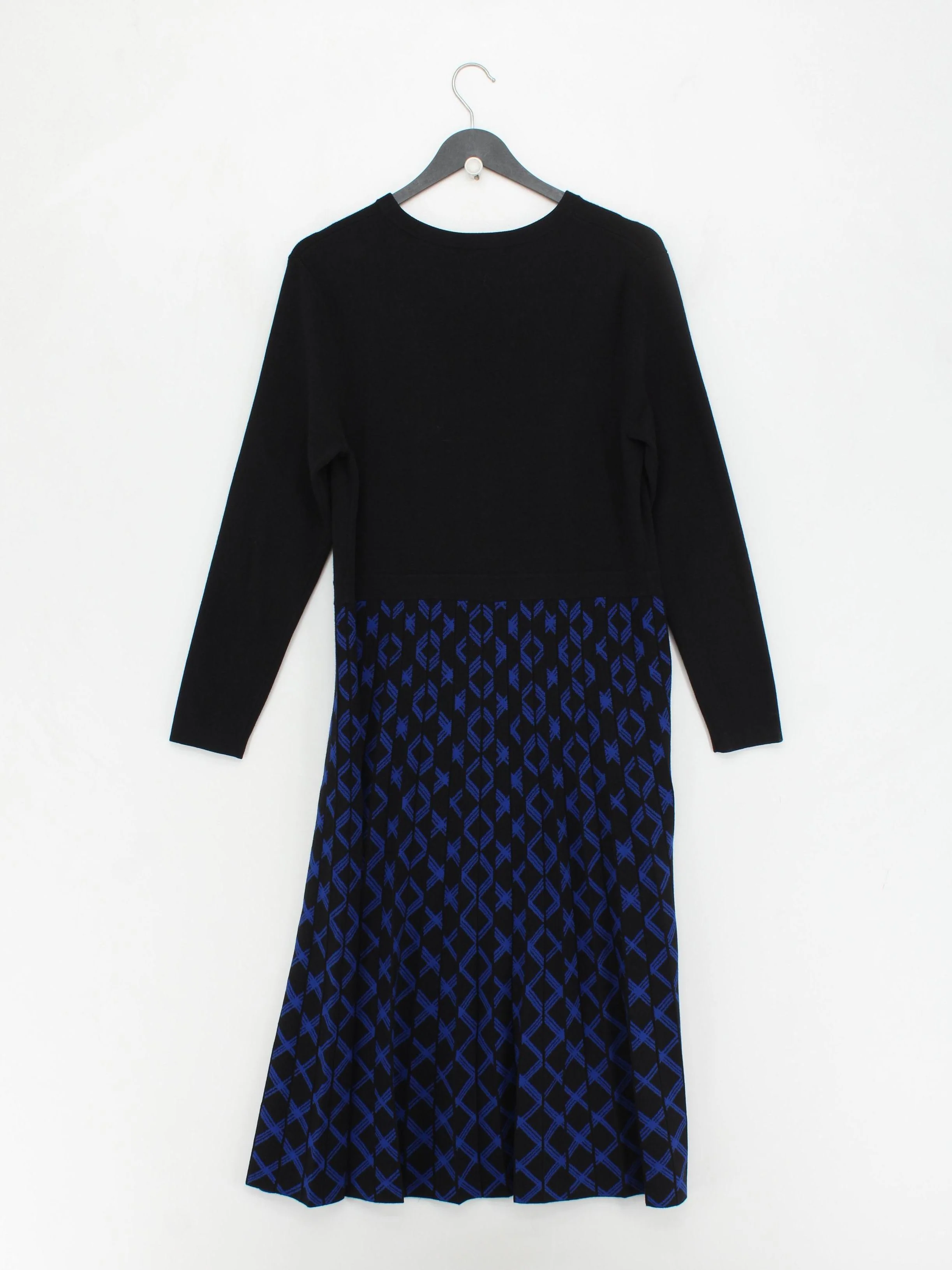 Hobbs Jumper Midi Dress UK14 in Black - Image 2