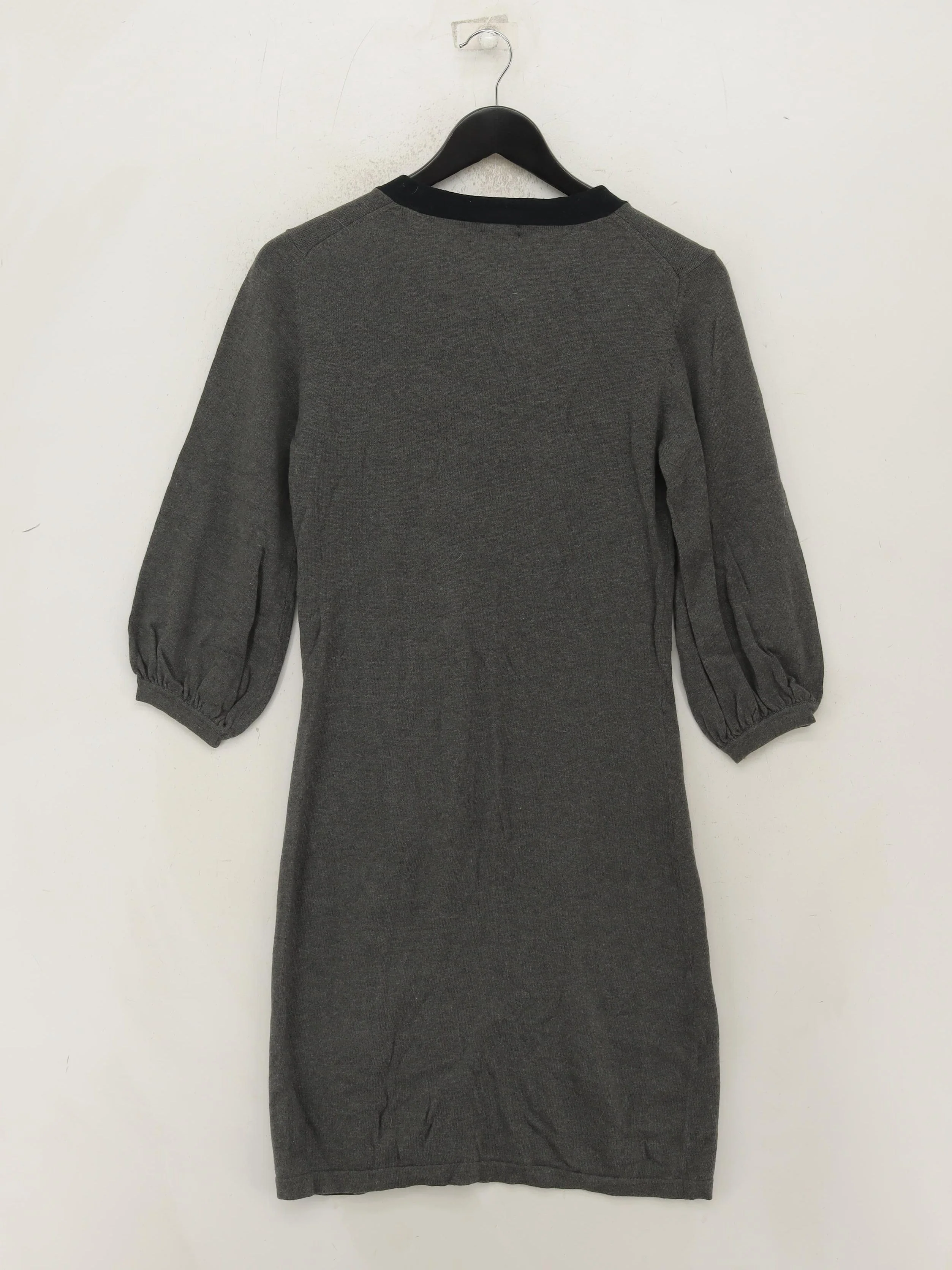 Hobbs Jumper Mini Dress UK10 in Grey - Image 2