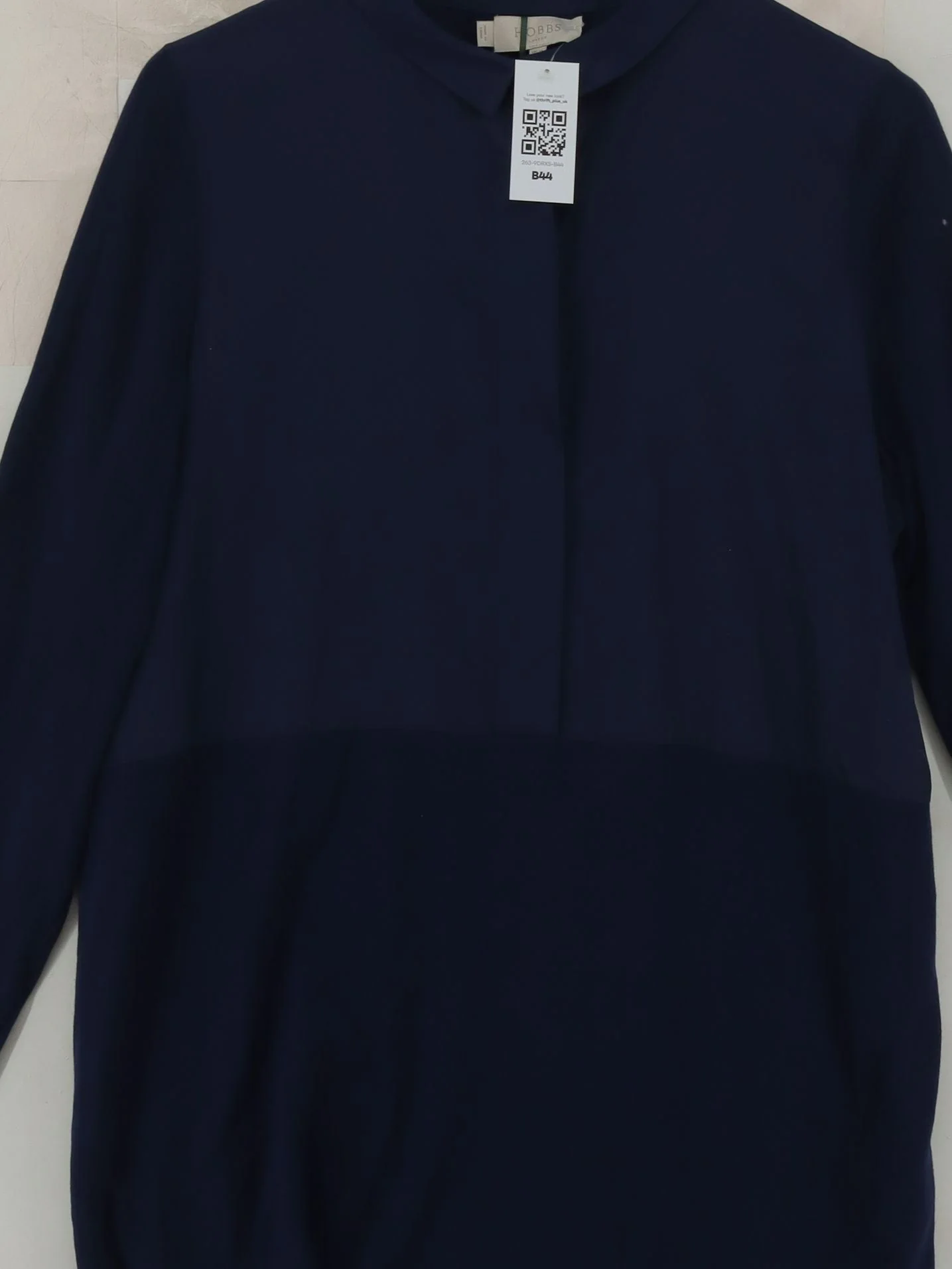 Hobbs Jumper Mini Dress UK14 in Blue - Image 3