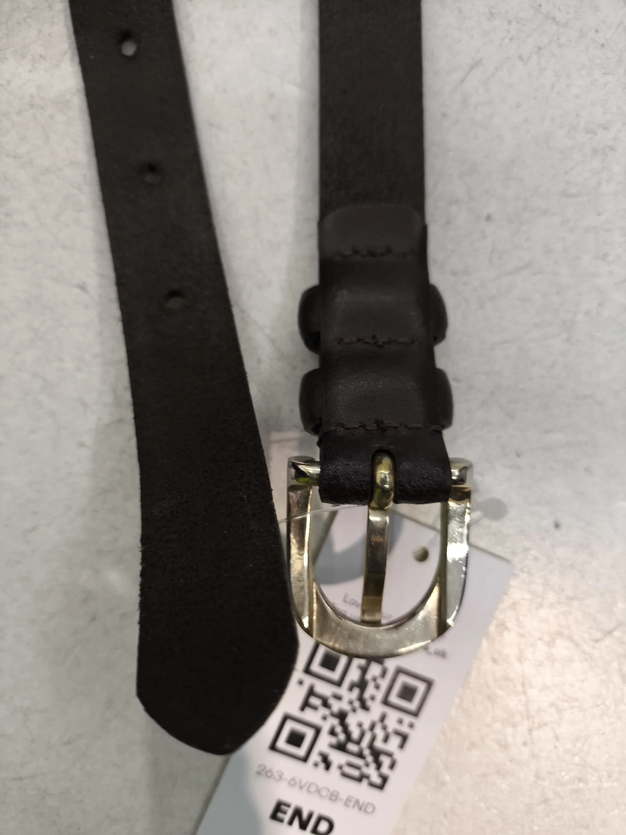 Hobbs Men's Belt S Brown 100% Leather Dress Belt - Image 4
