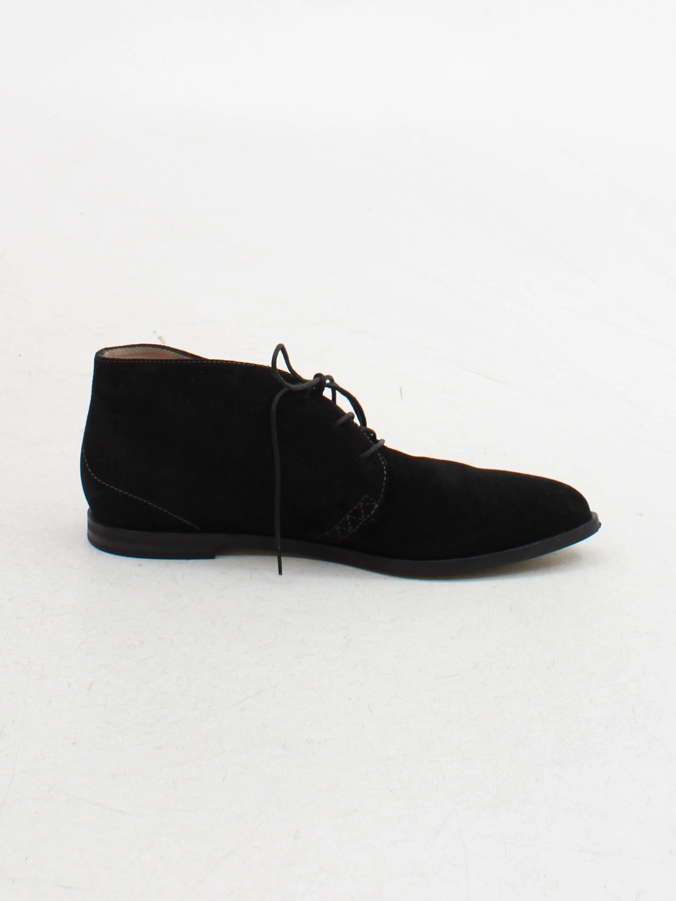 Hobbs Men's Boots UK 4 Black 100% Suede Desert - Image 5