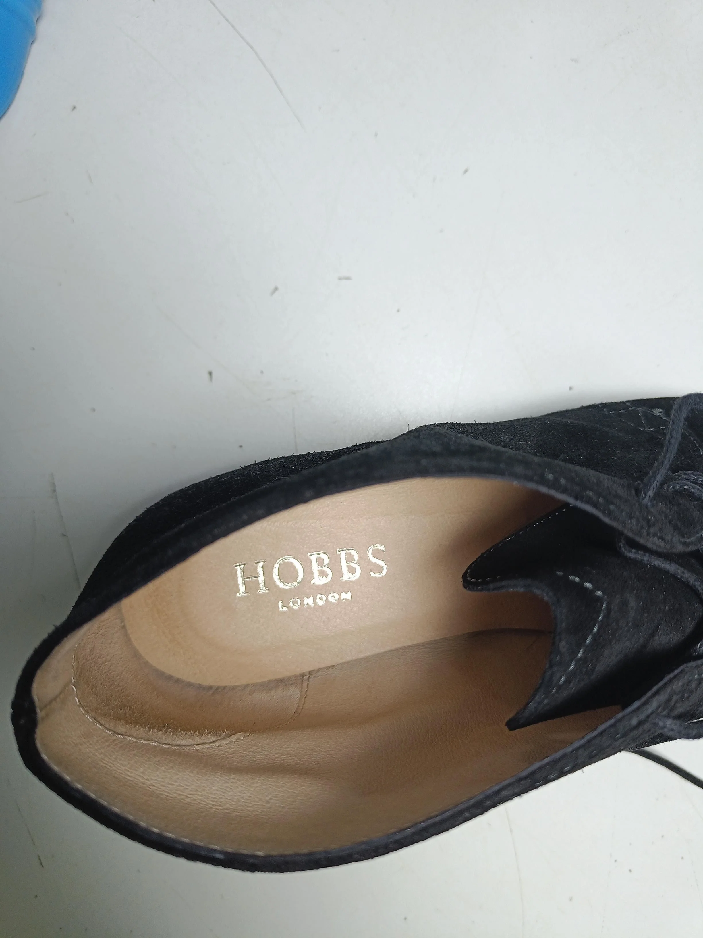 Hobbs Men's Boots UK 4 Black 100% Suede Desert - Image 8