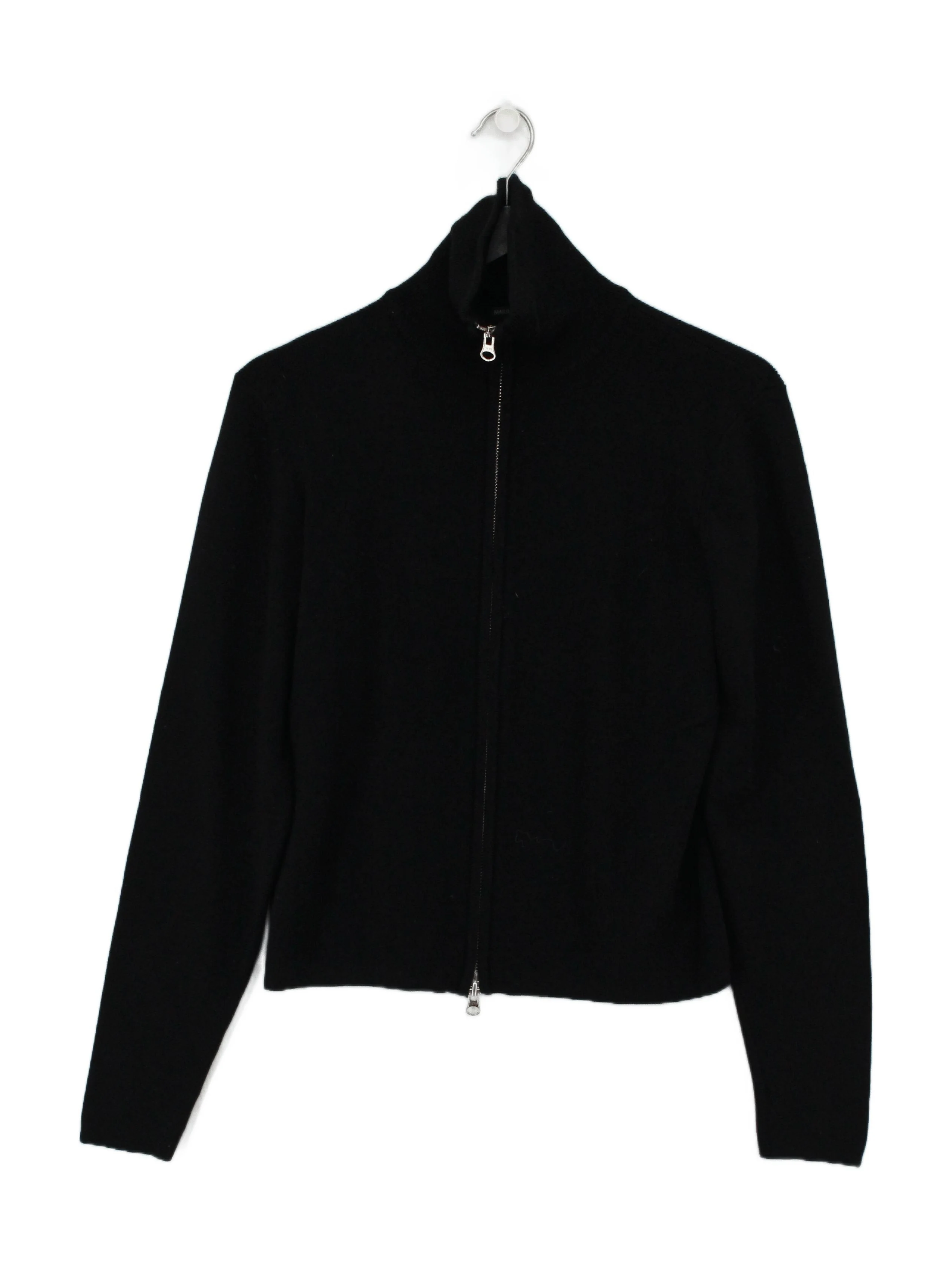 Hobbs Men's Jumper Chest: 36 in Black 100% Wool High Neck Pullover