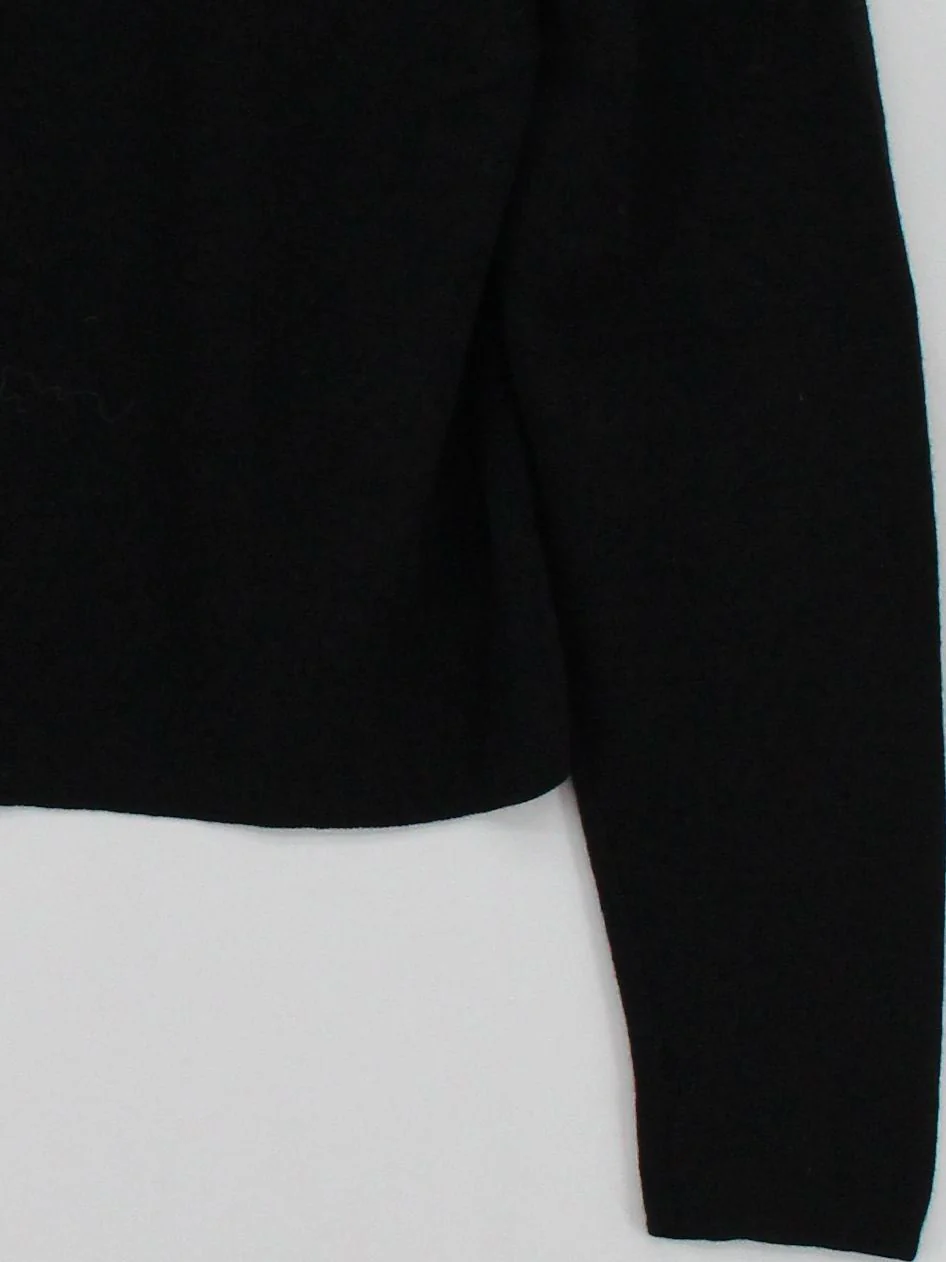 Hobbs Men's Jumper Chest: 36 in Black 100% Wool High Neck Pullover - Image 4