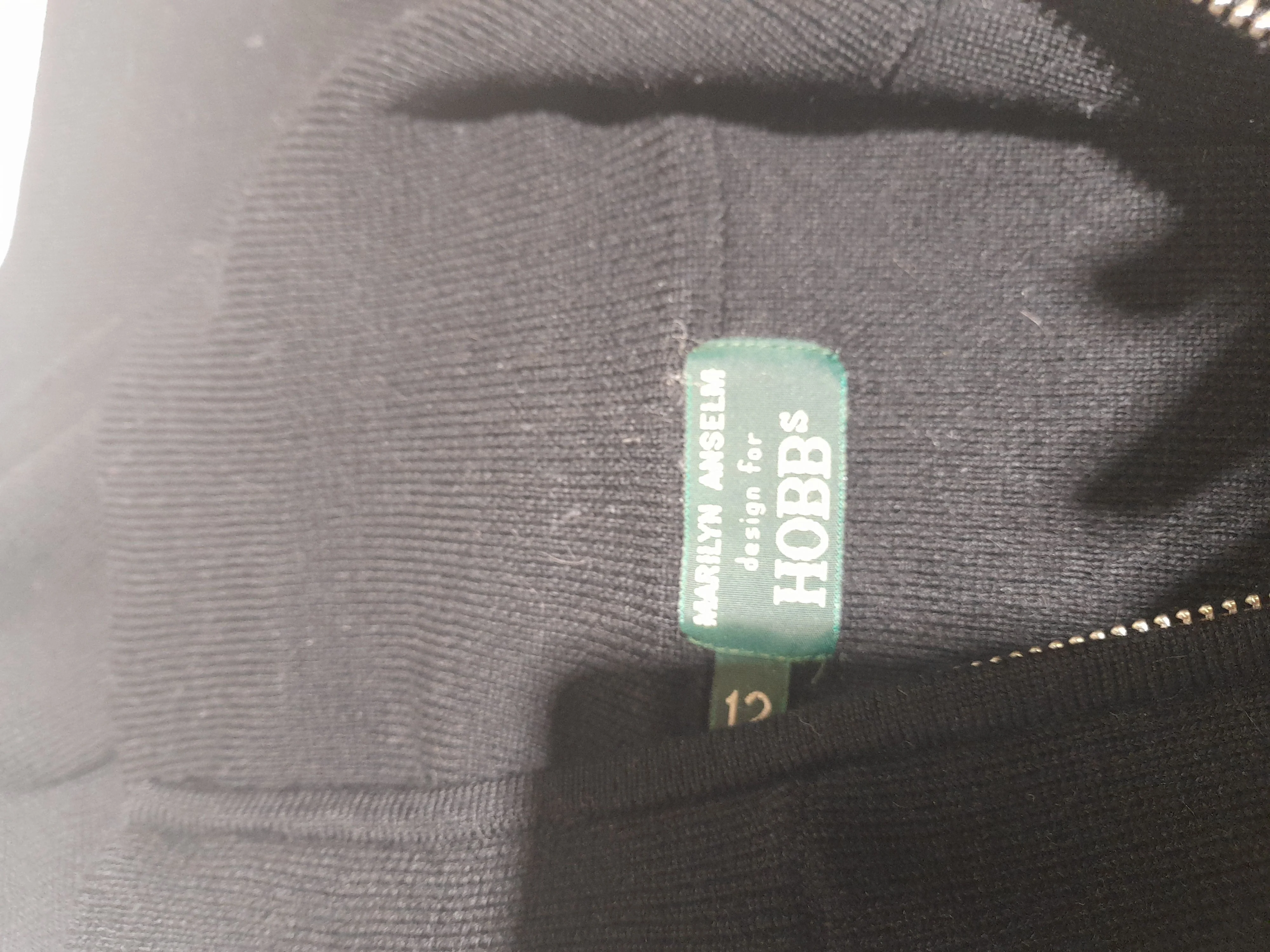Hobbs Men's Jumper Chest: 36 in Black 100% Wool High Neck Pullover - Image 5