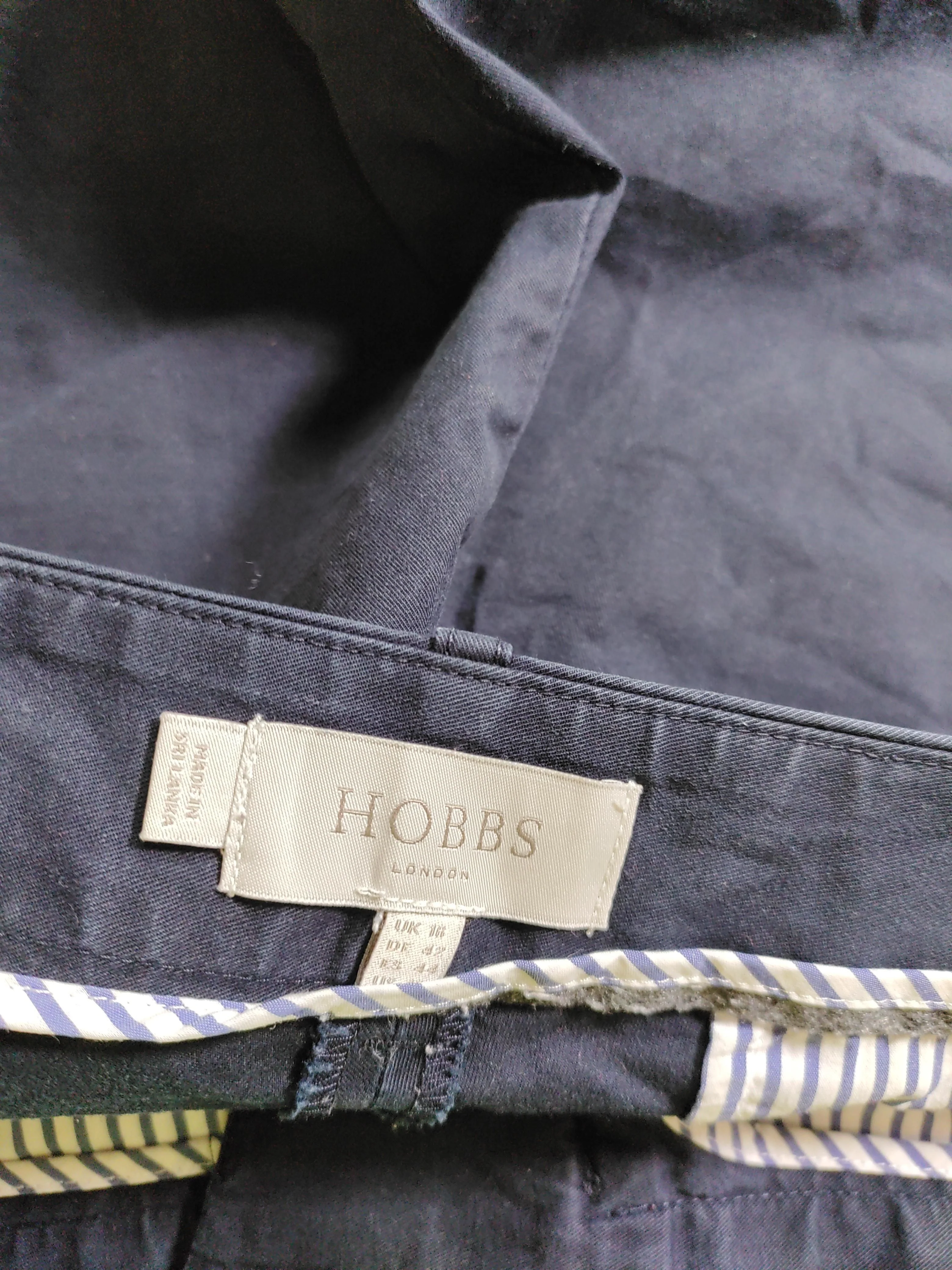 Hobbs Men's Shorts W 38 in Blue Cotton with Elastane Chino - Image 6