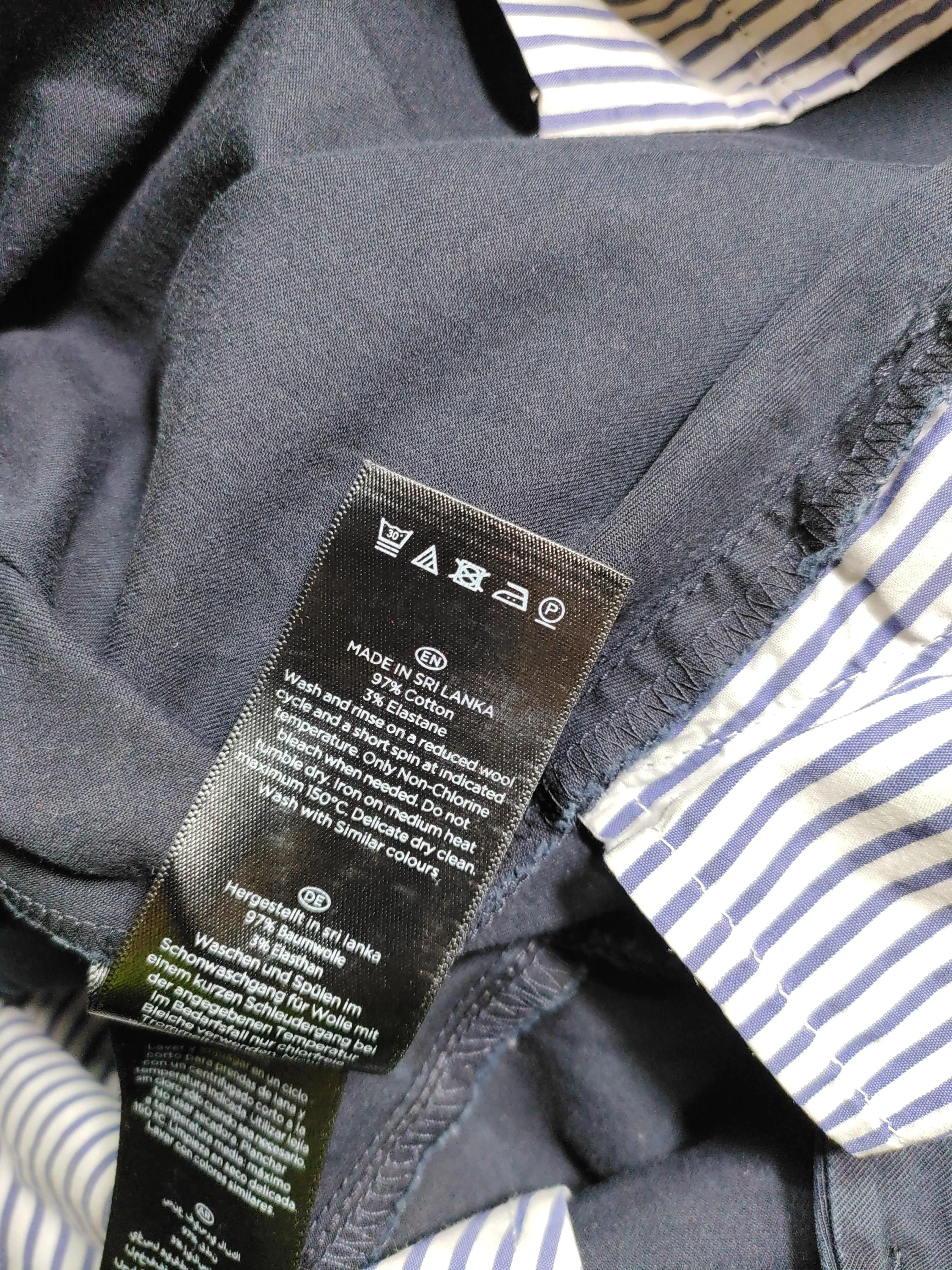 Hobbs Men's Shorts W 38 in Blue Cotton with Elastane Chino - Image 7