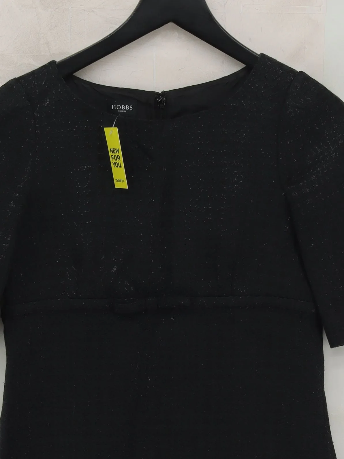 Hobbs Mini Dress UK10 in Black - Image 3