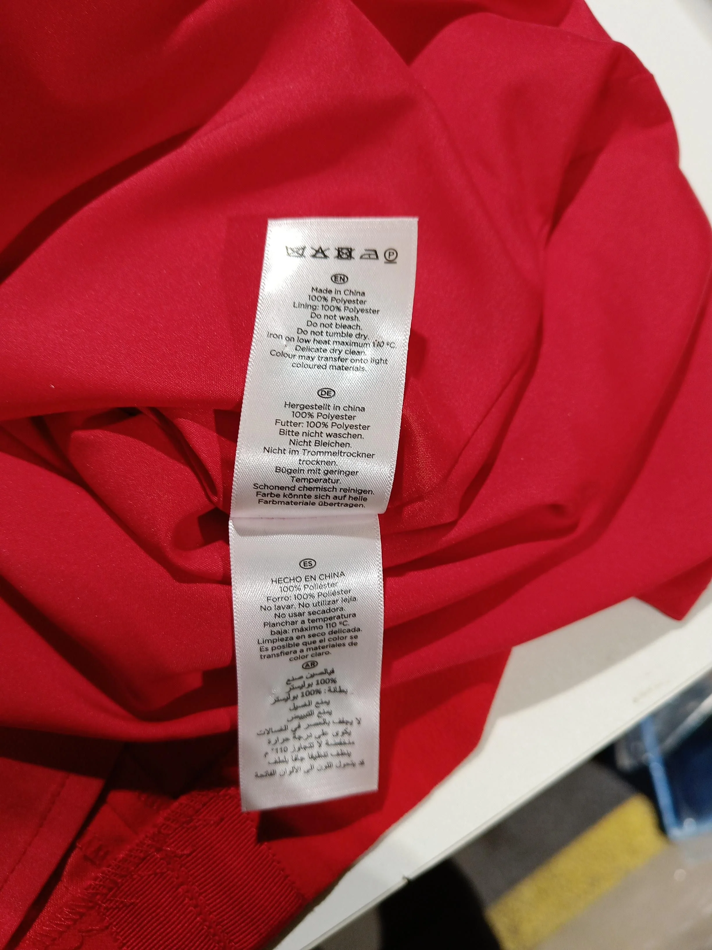 Hobbs Mini Dress UK10 in Red - Image 6
