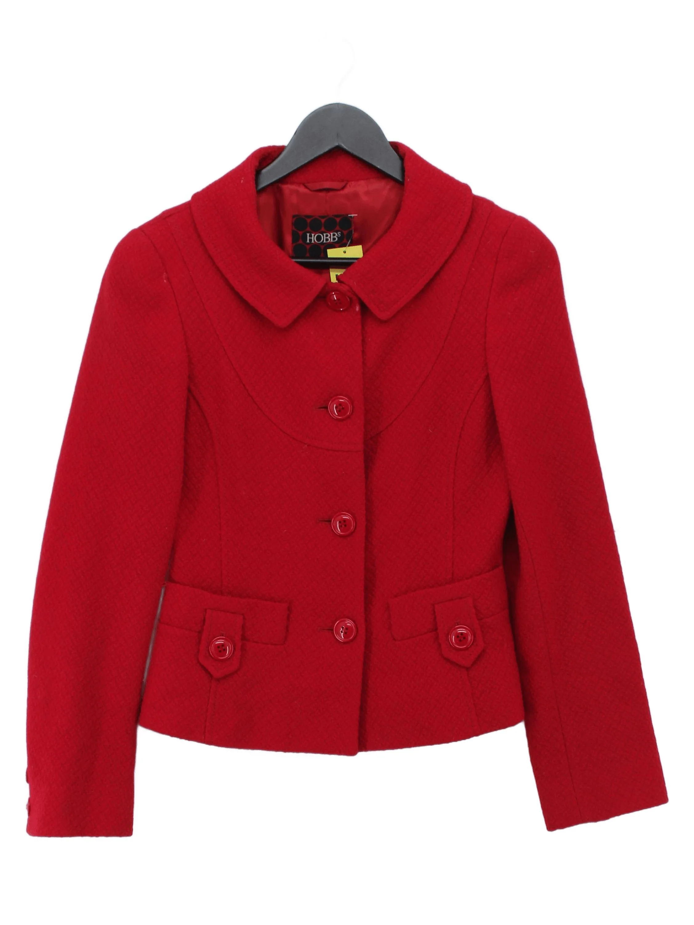 Hobbs Overcoat jacket red