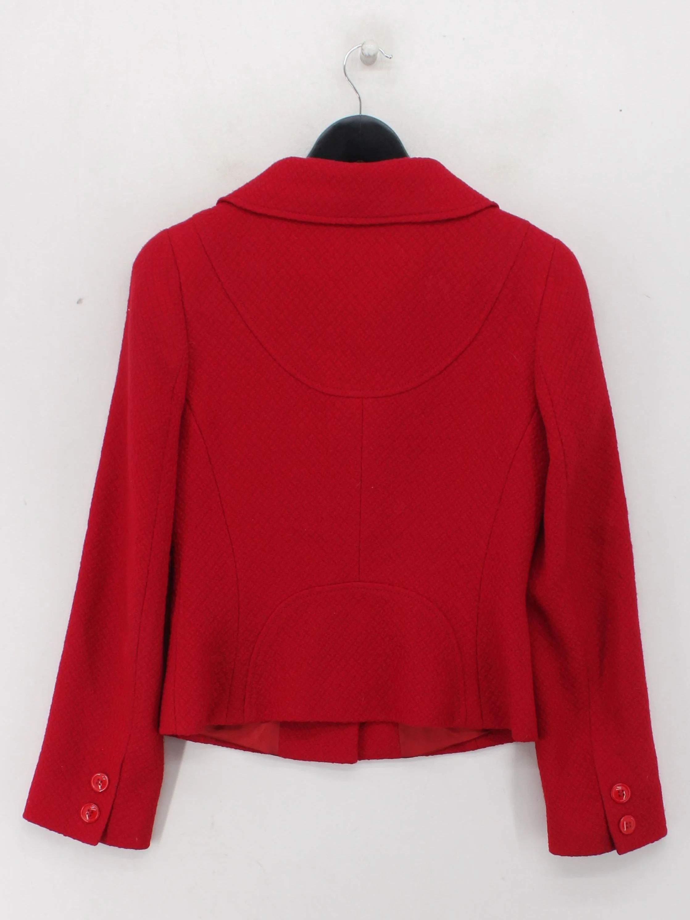 Hobbs Overcoat jacket red - Image 2