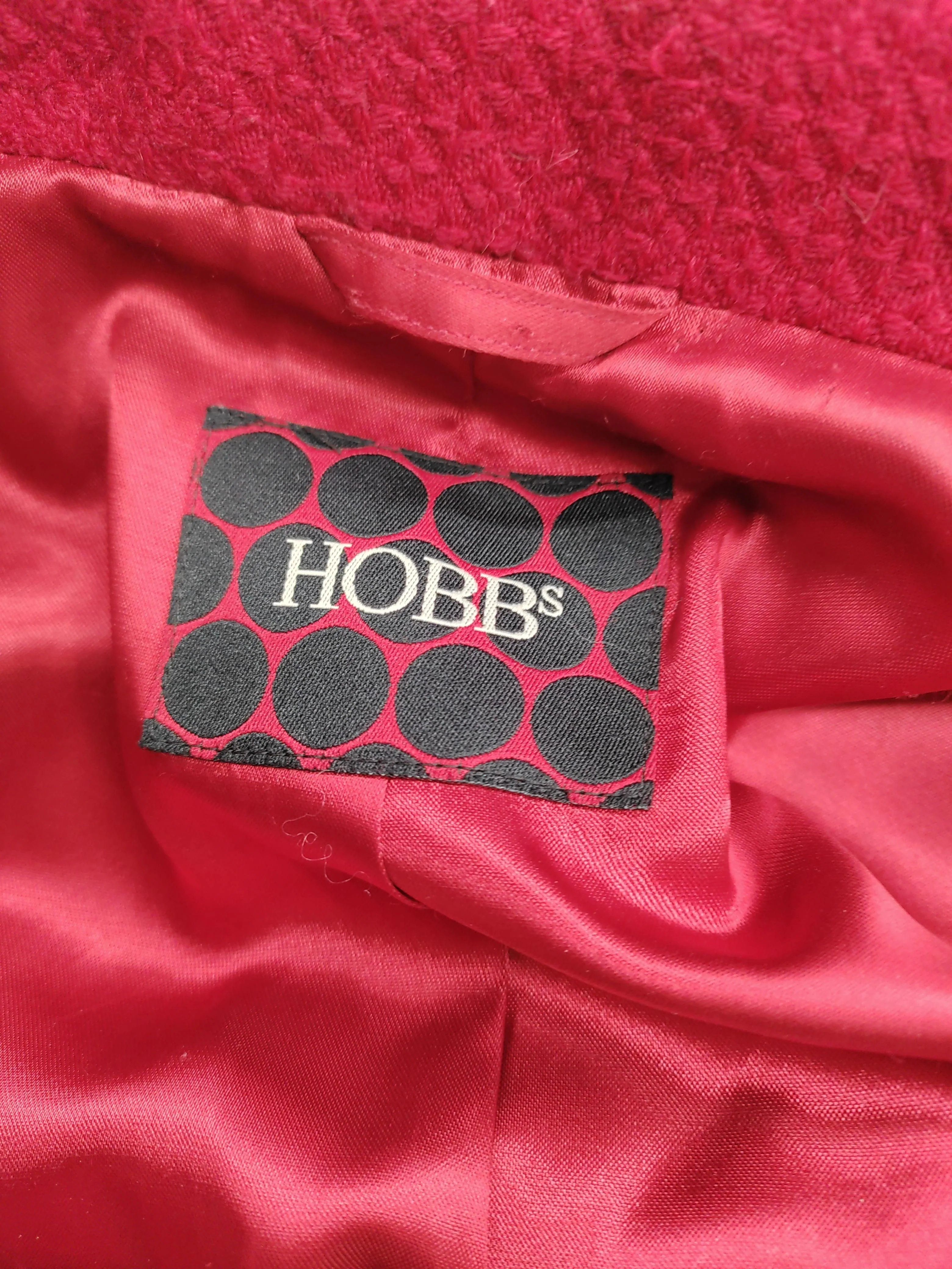 Hobbs Overcoat jacket red - Image 5