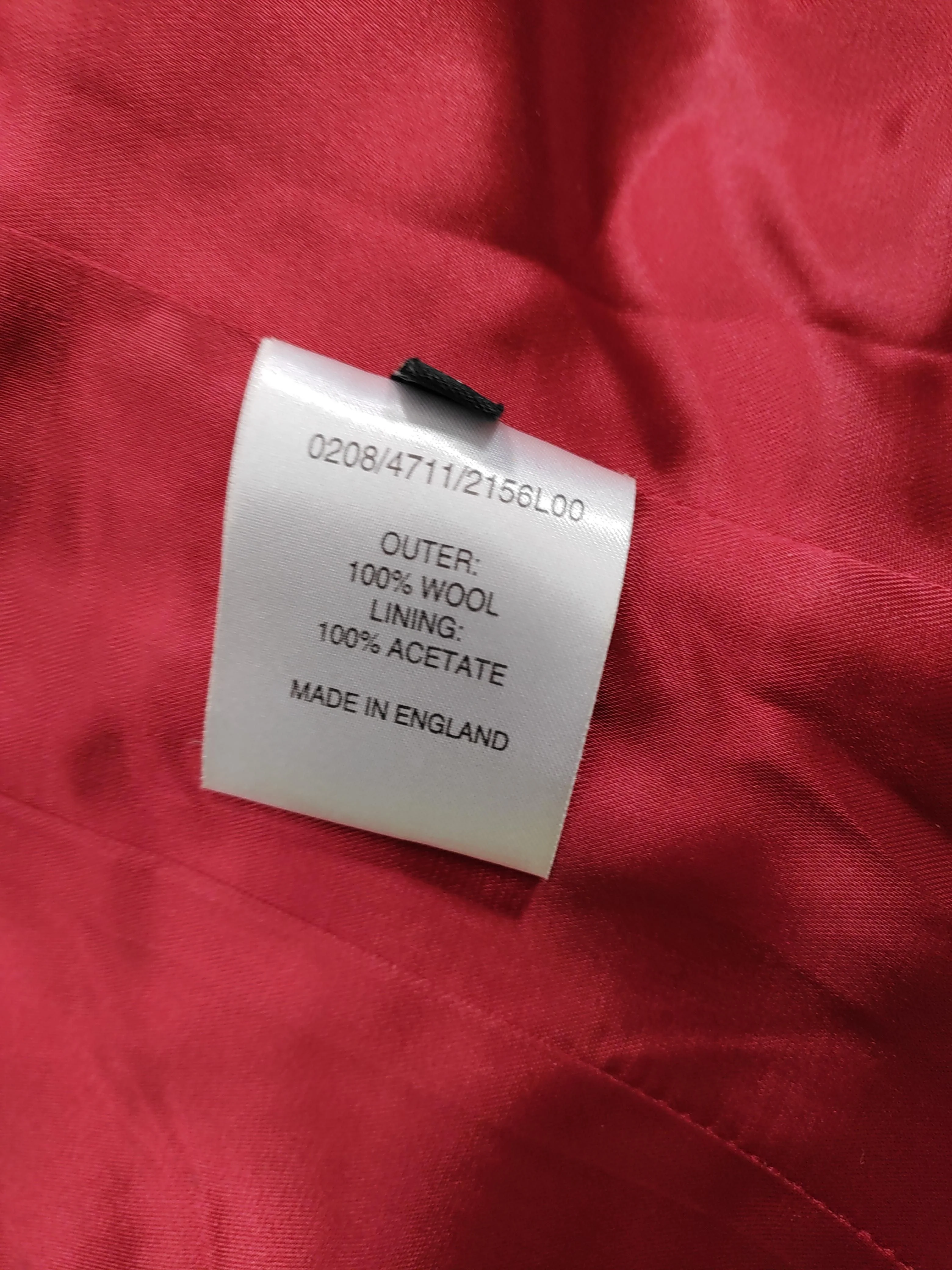Hobbs Overcoat jacket red - Image 6