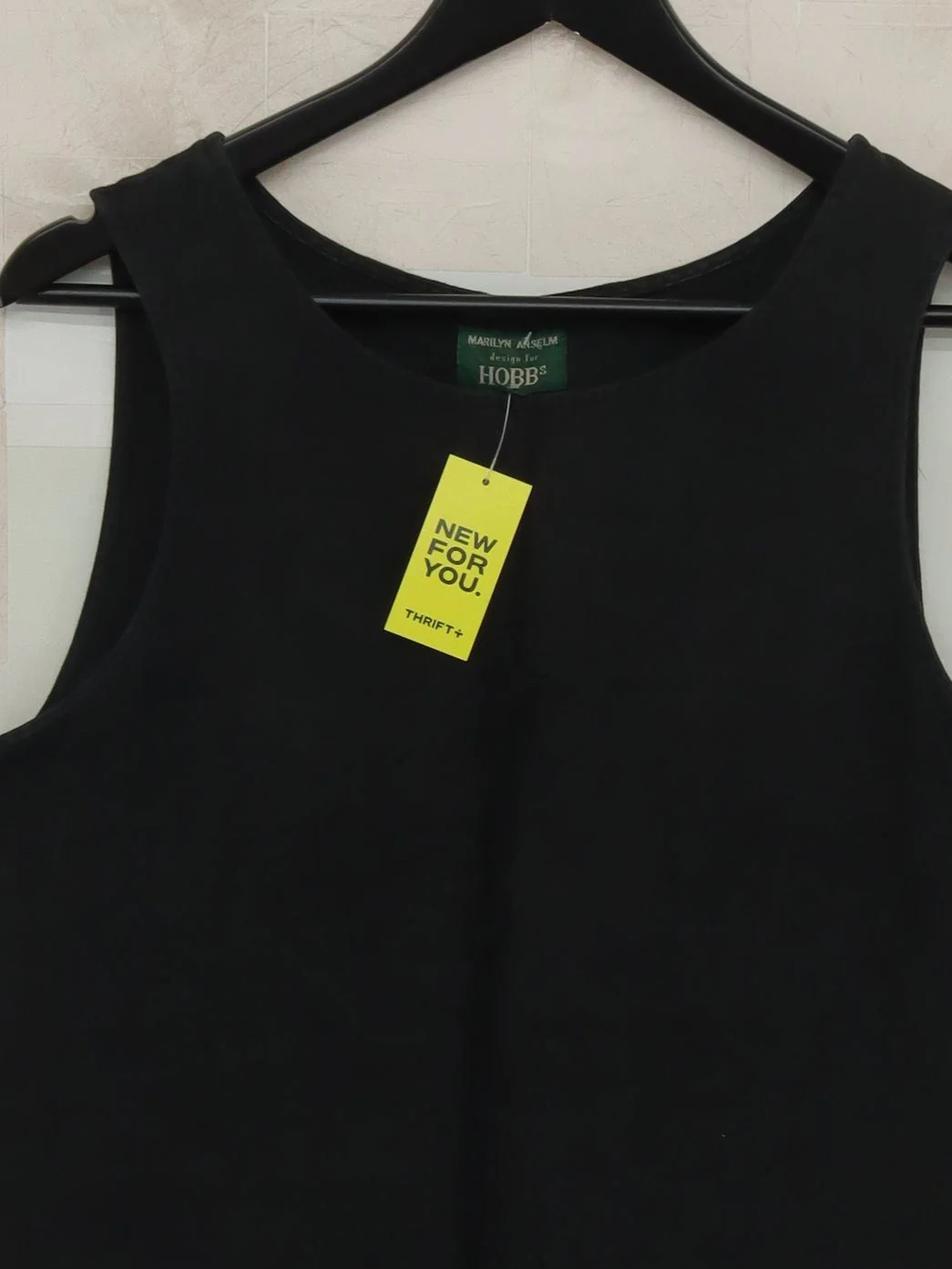 Hobbs Pinafore/Dungaree Mini Dress UK10 in Black - Image 3