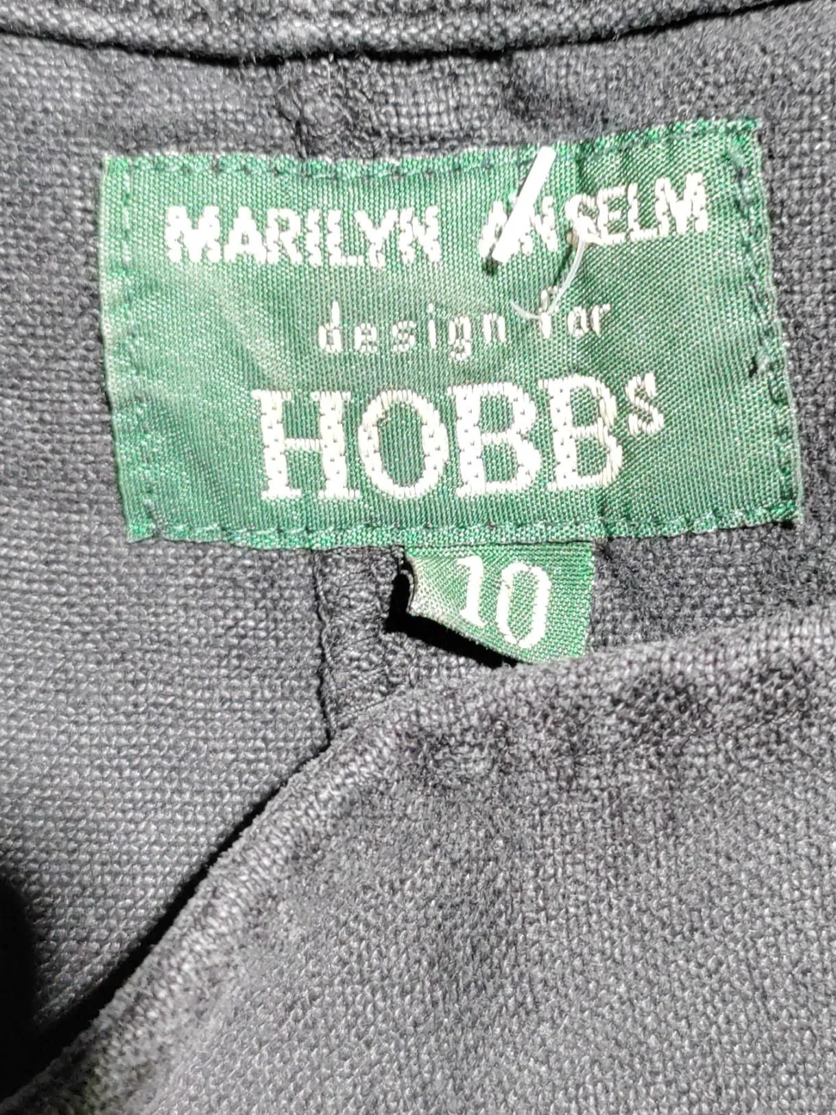 Hobbs Pinafore/Dungaree Mini Dress UK10 in Black - Image 5