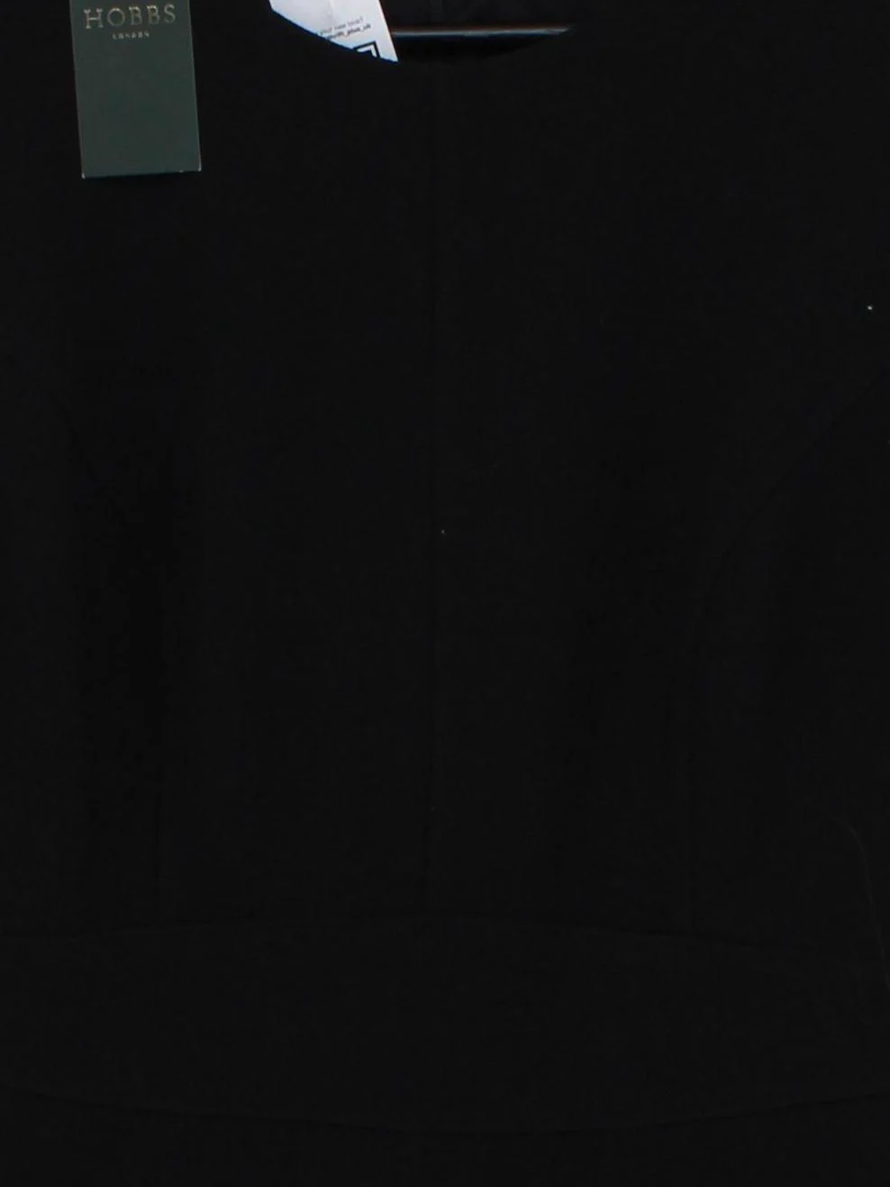 Hobbs Shirt Midi Dress UK10 in Black - Image 3