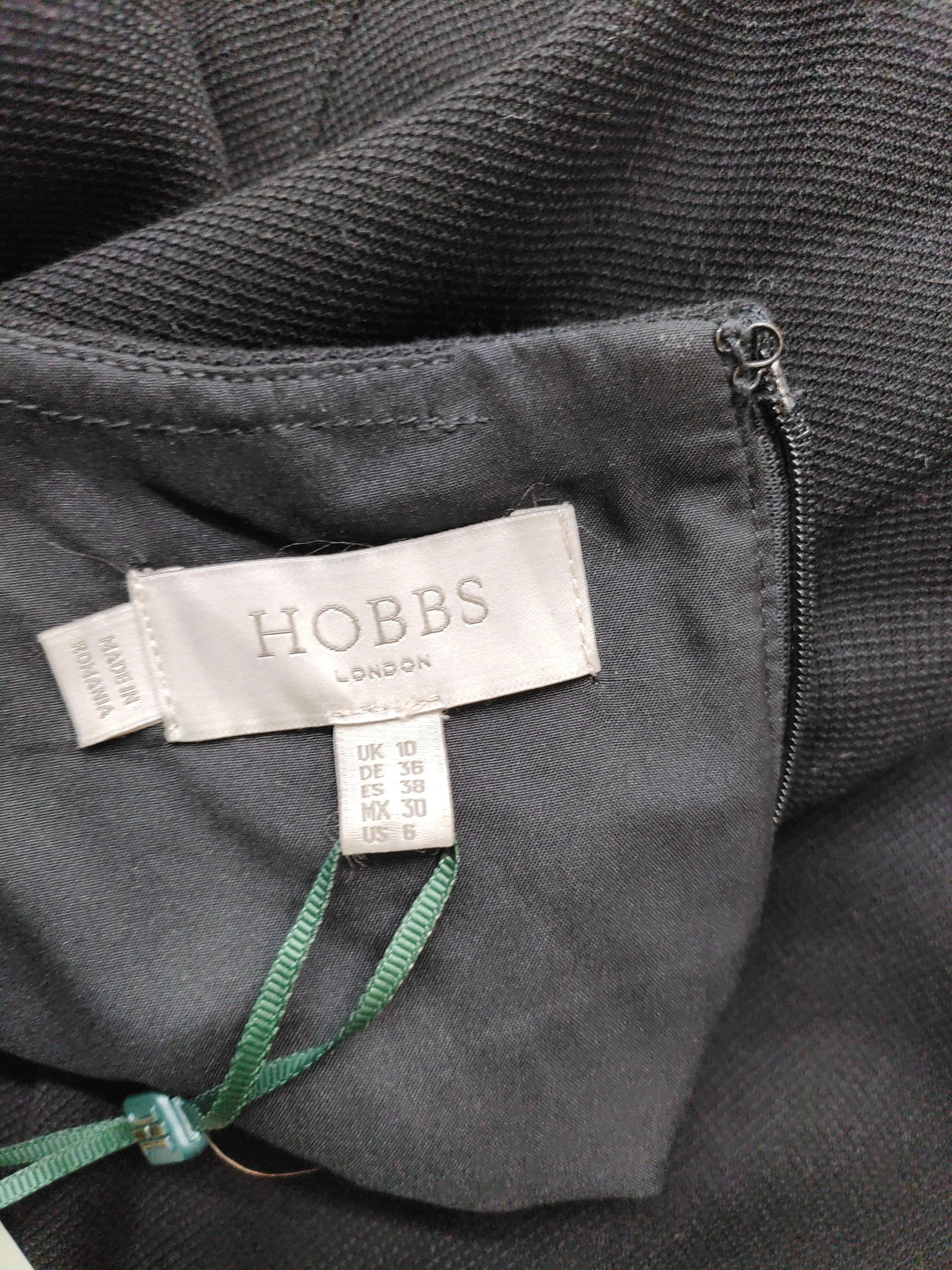 Hobbs Shirt Midi Dress UK10 in Black - Image 5