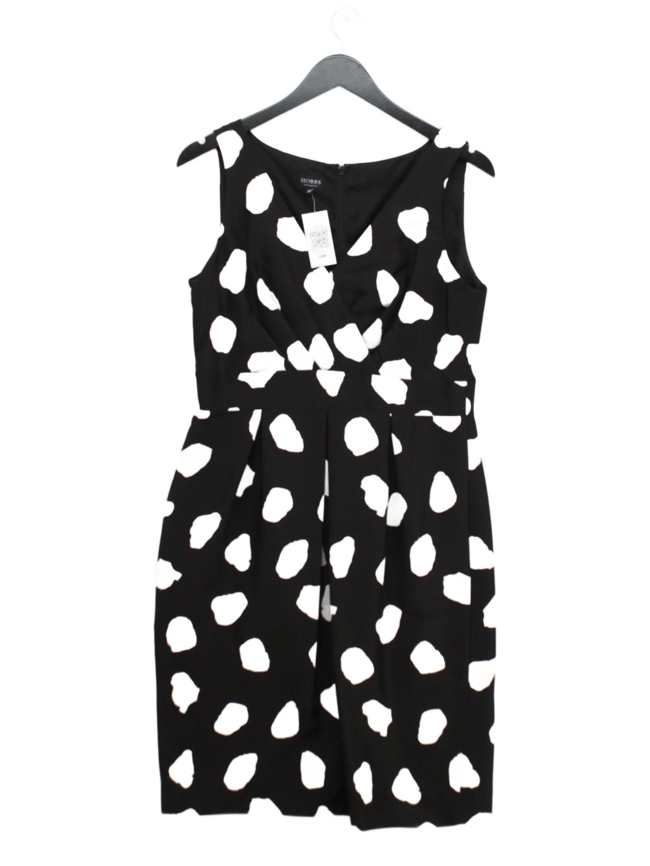 Hobbs Shirt Midi Dress UK12 in Black