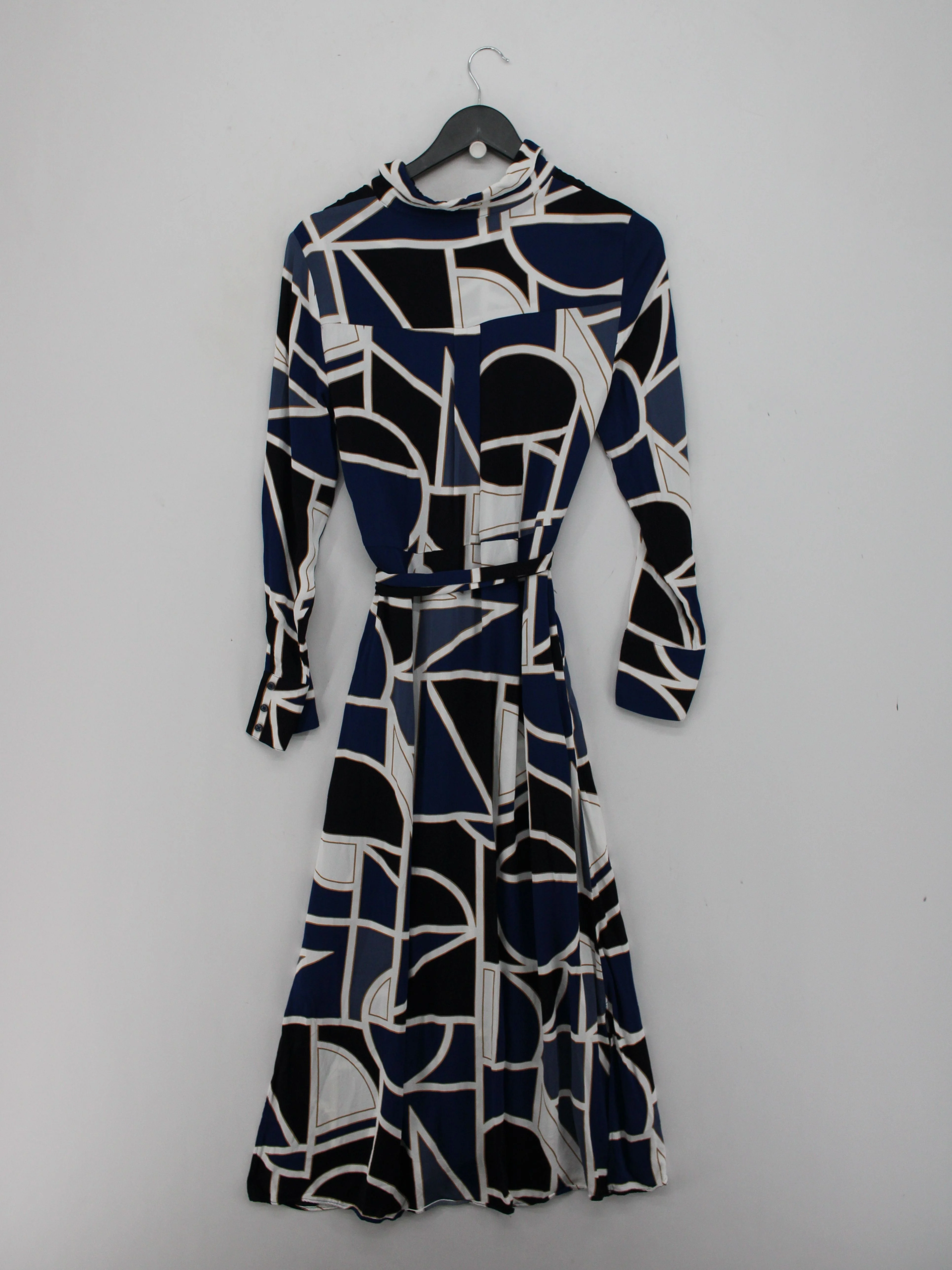 Hobbs Shirt Midi Dress UK12 in Blue - Image 2