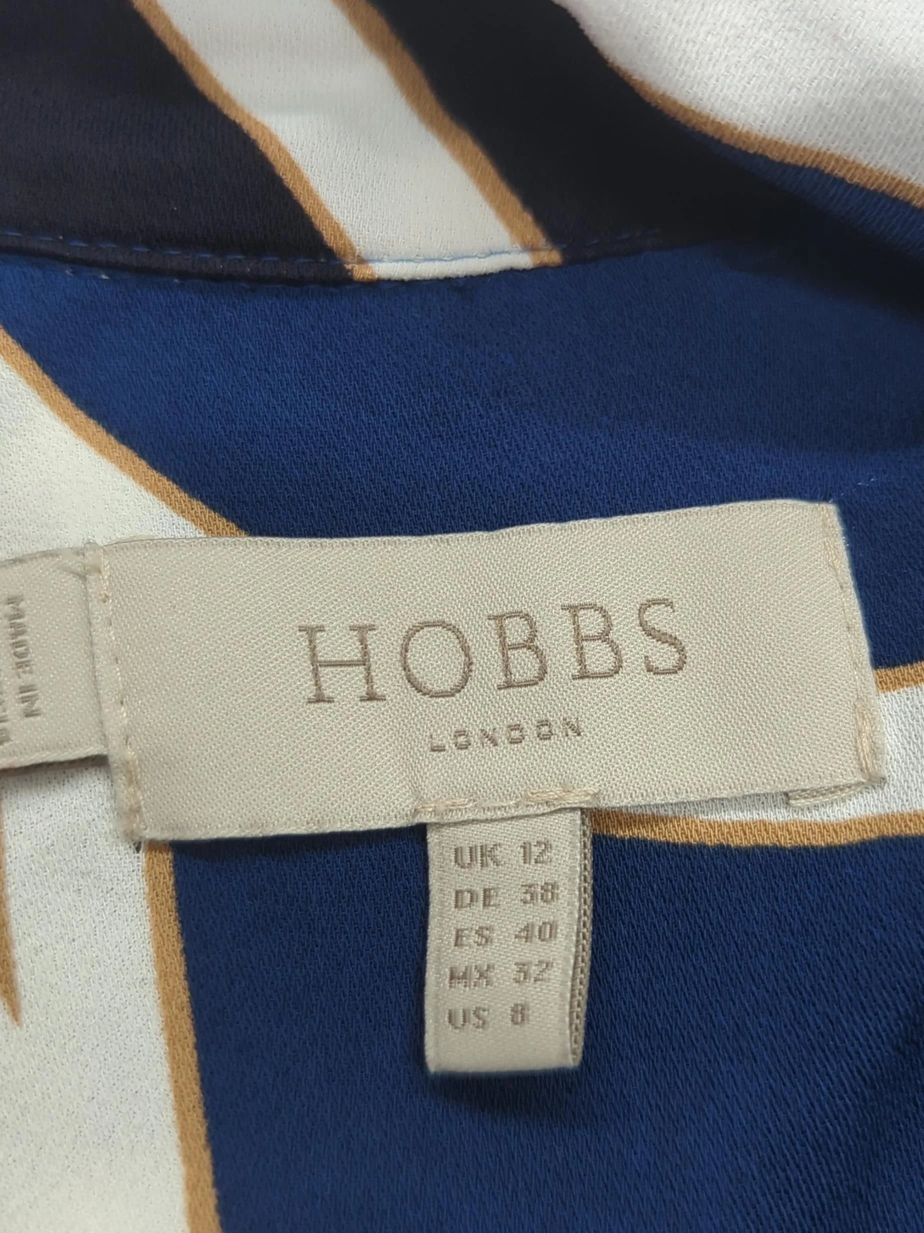 Hobbs Shirt Midi Dress UK12 in Blue - Image 5