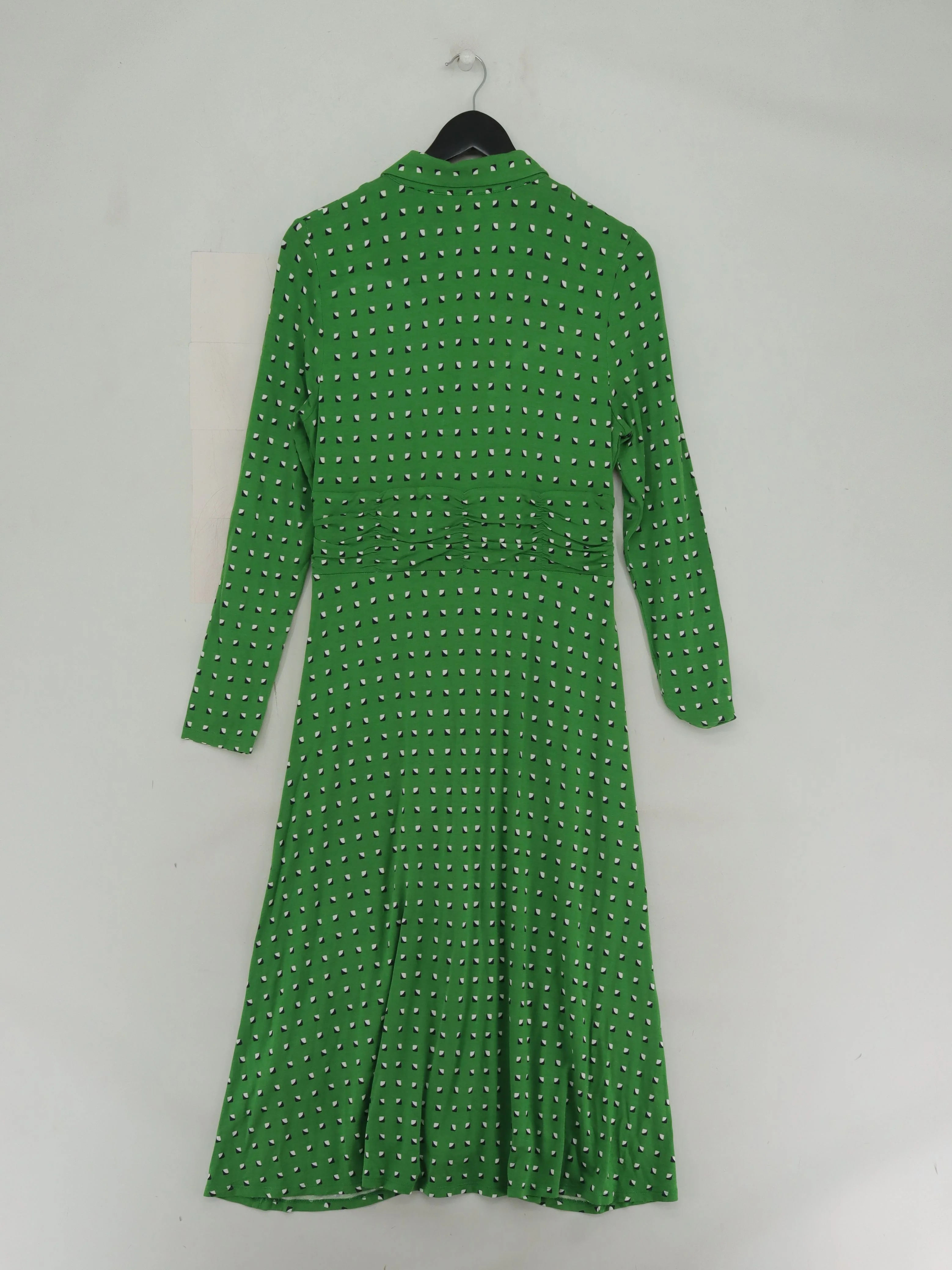 Hobbs Shirt Midi Dress UK12 in Green - Image 2