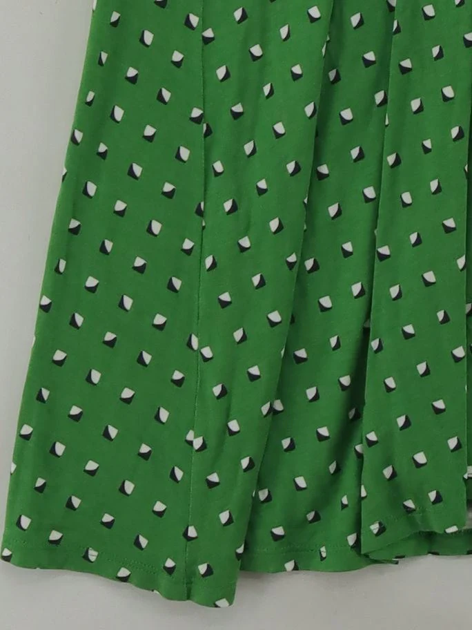 Hobbs Shirt Midi Dress UK12 in Green - Image 4