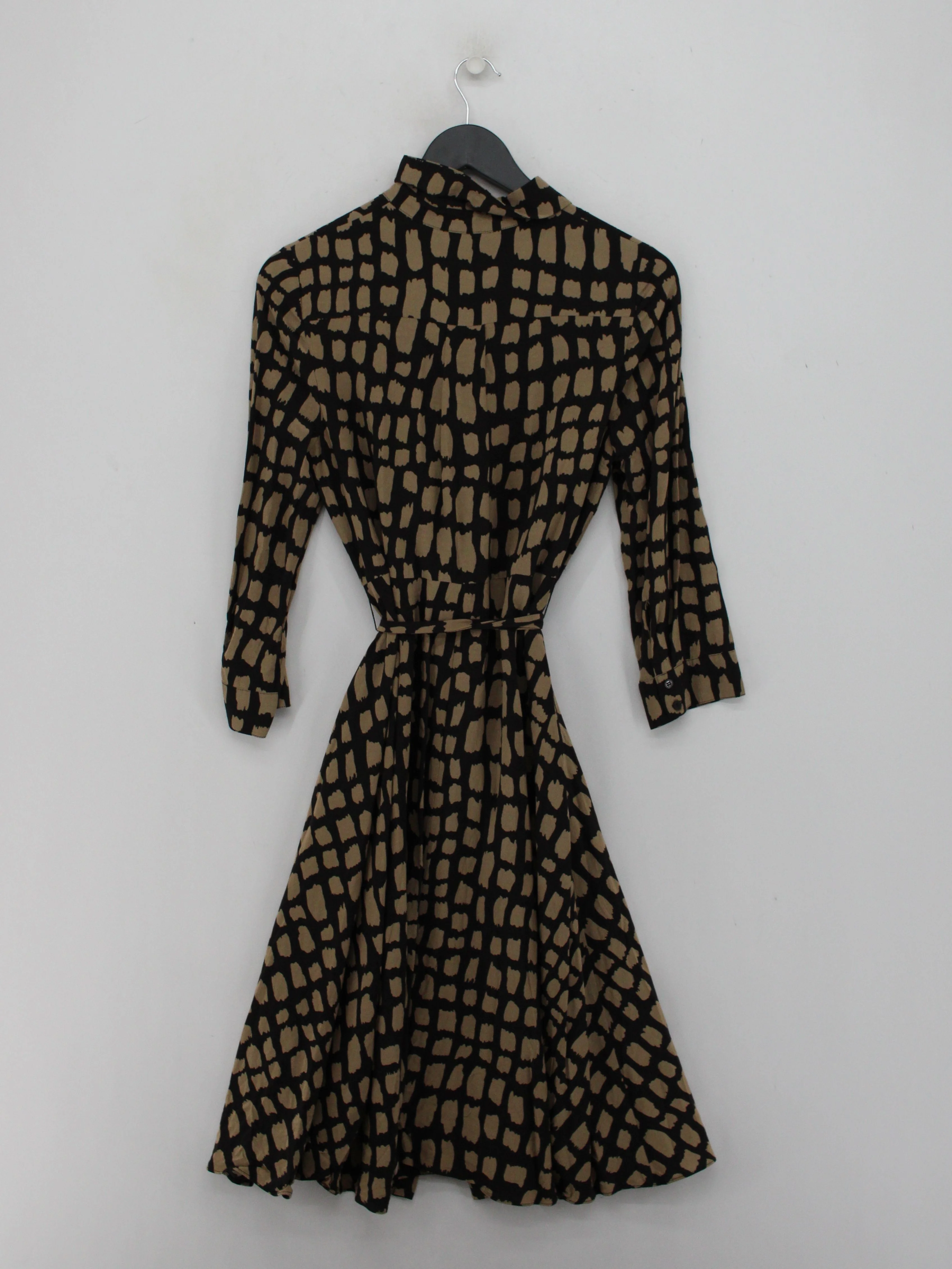 Hobbs Shirt Midi Dress UK12 in Multi - Image 2