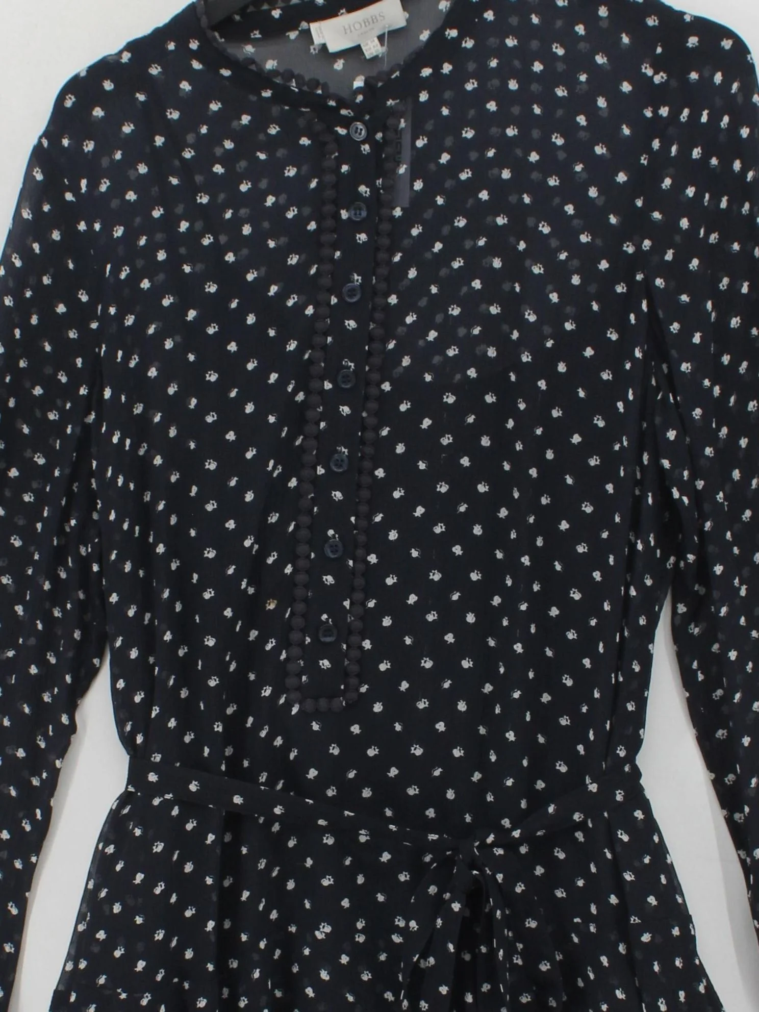 Hobbs Shirt Midi Dress UK14 in Blue - Image 3