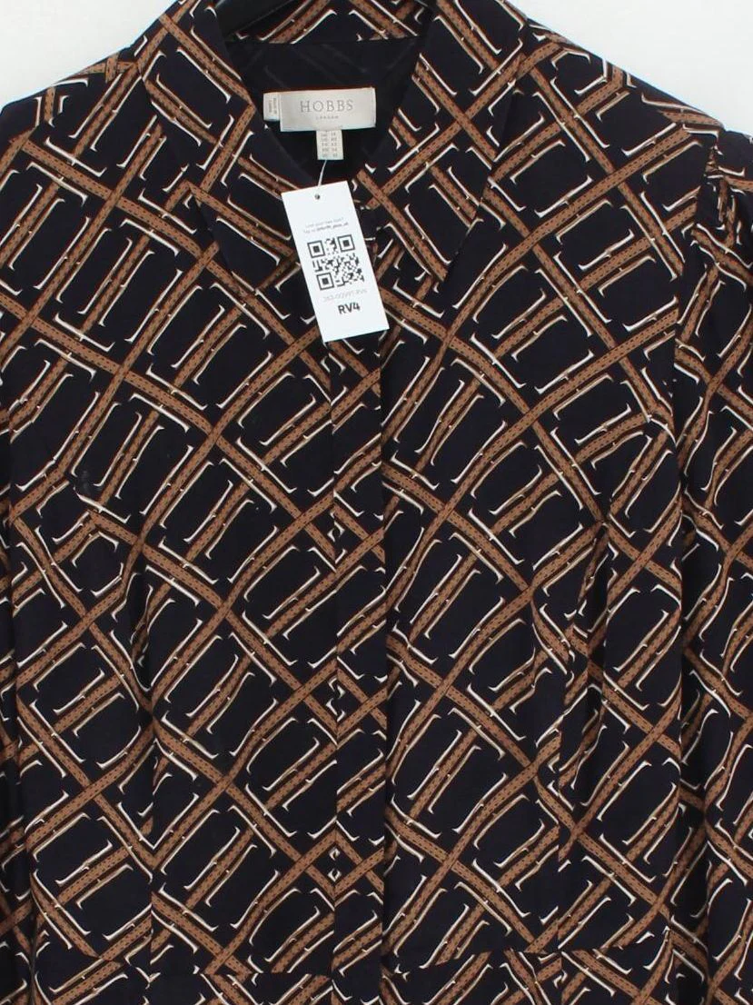 Hobbs Shirt Midi Dress UK14 in Multi - Image 3