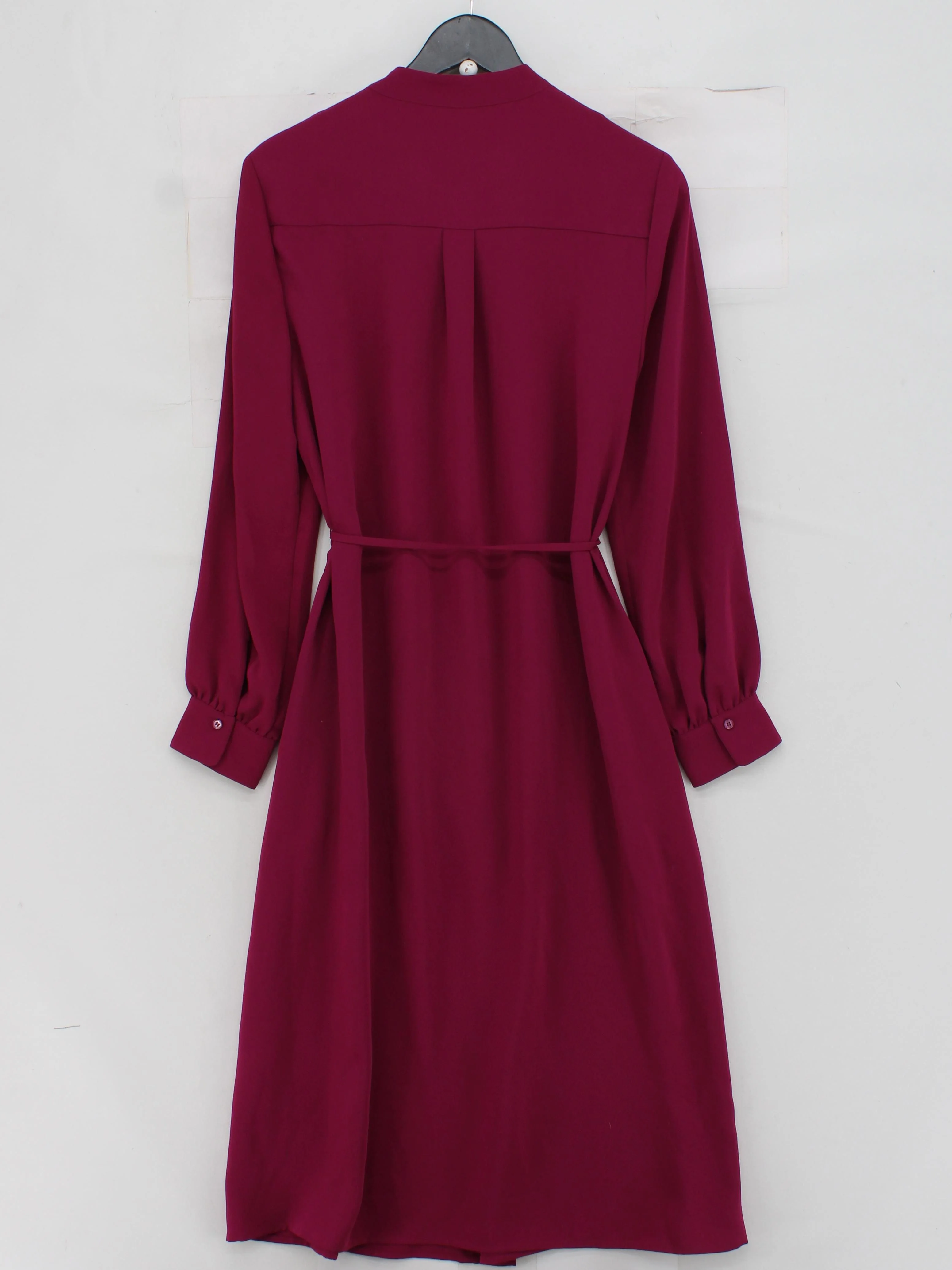 Hobbs Shirt Midi Dress UK14 in Pink - Image 2