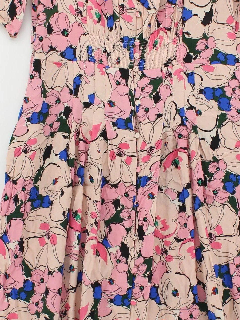 Hobbs Shirt Midi Dress UK14 in Pink - Image 3