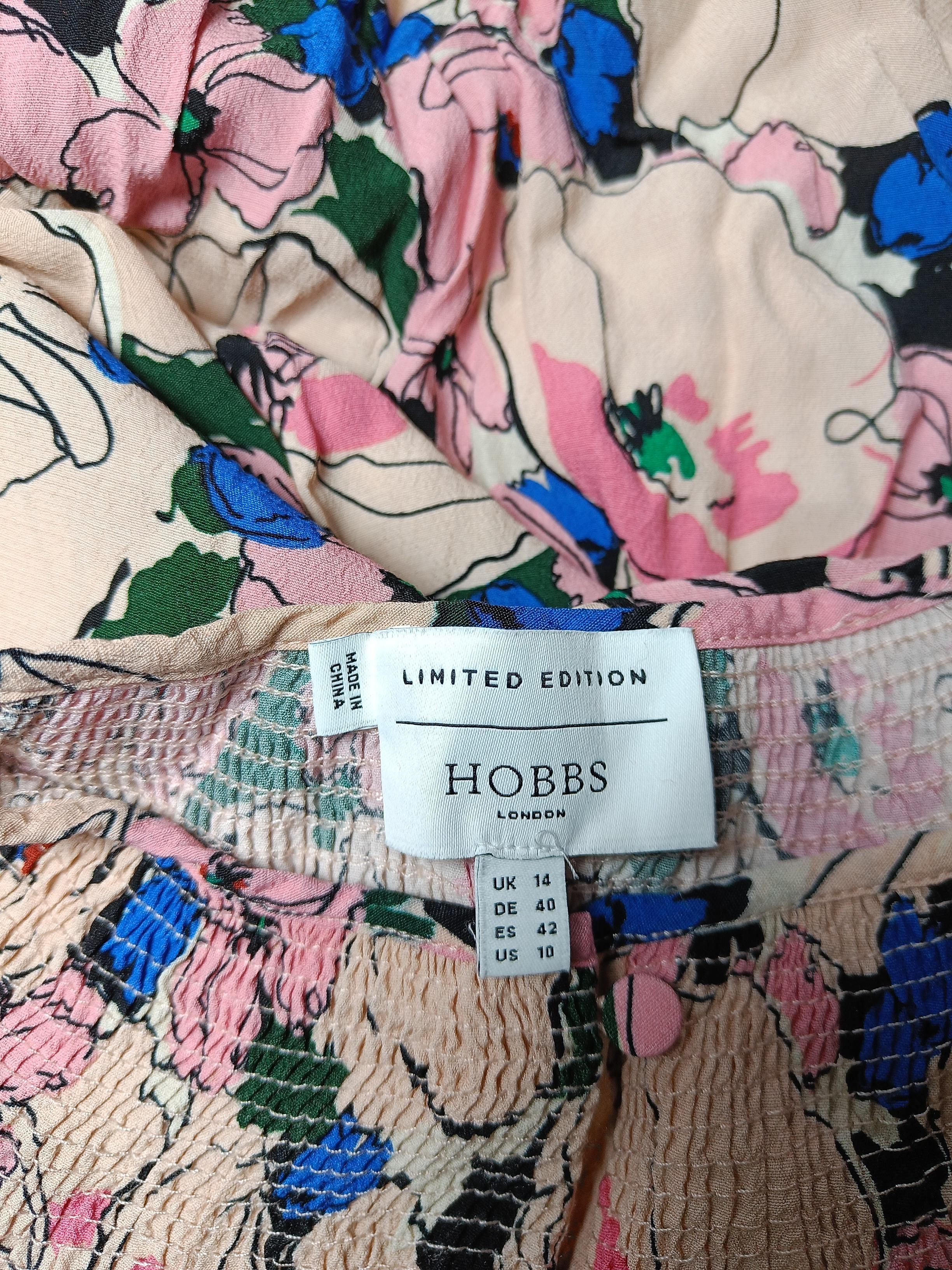 Hobbs Shirt Midi Dress UK14 in Pink - Image 5