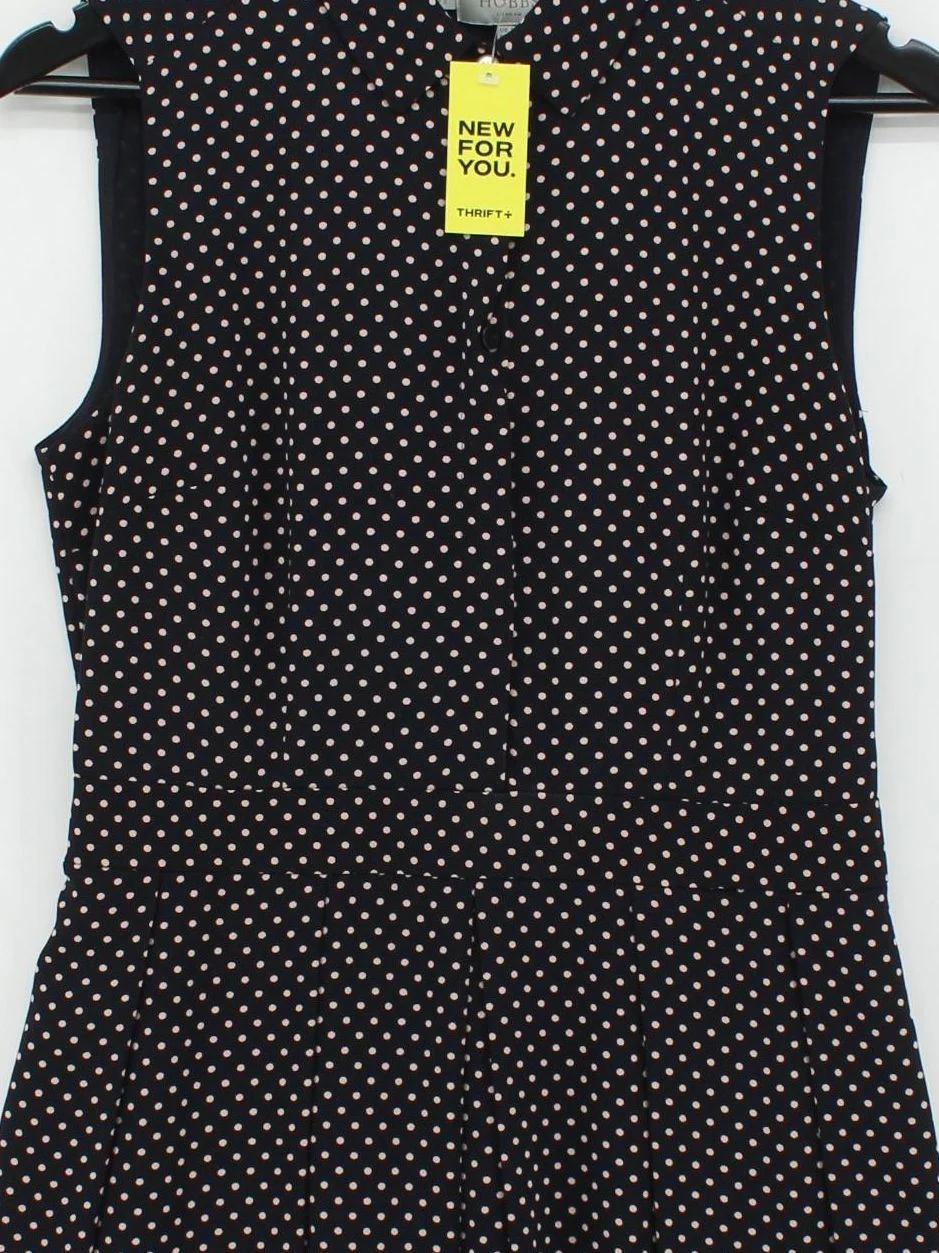 Hobbs Shirt Mini Dress UK10 in Black - Image 3