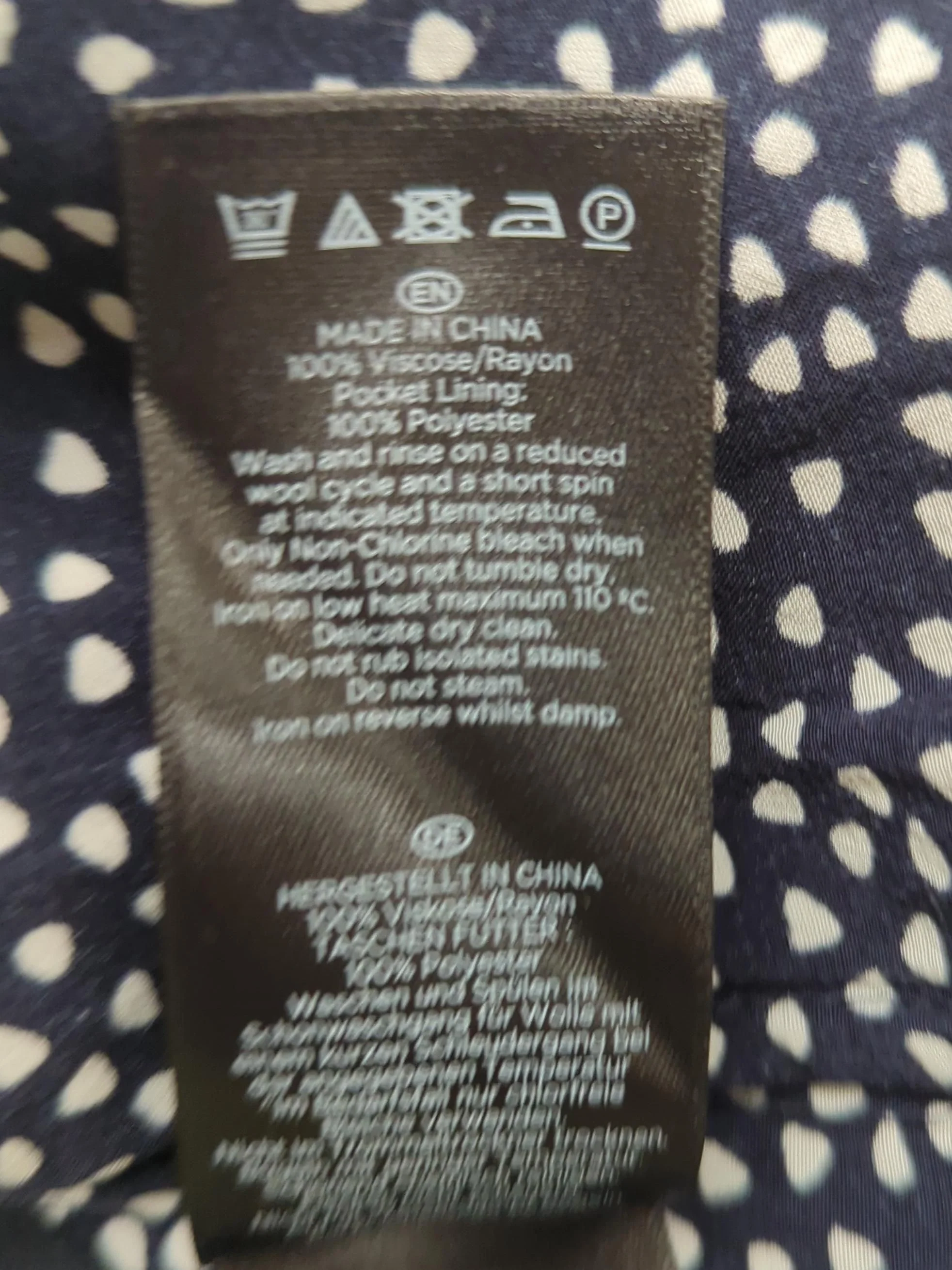 Hobbs Shirt Mini Dress UK12 in Blue - Image 6