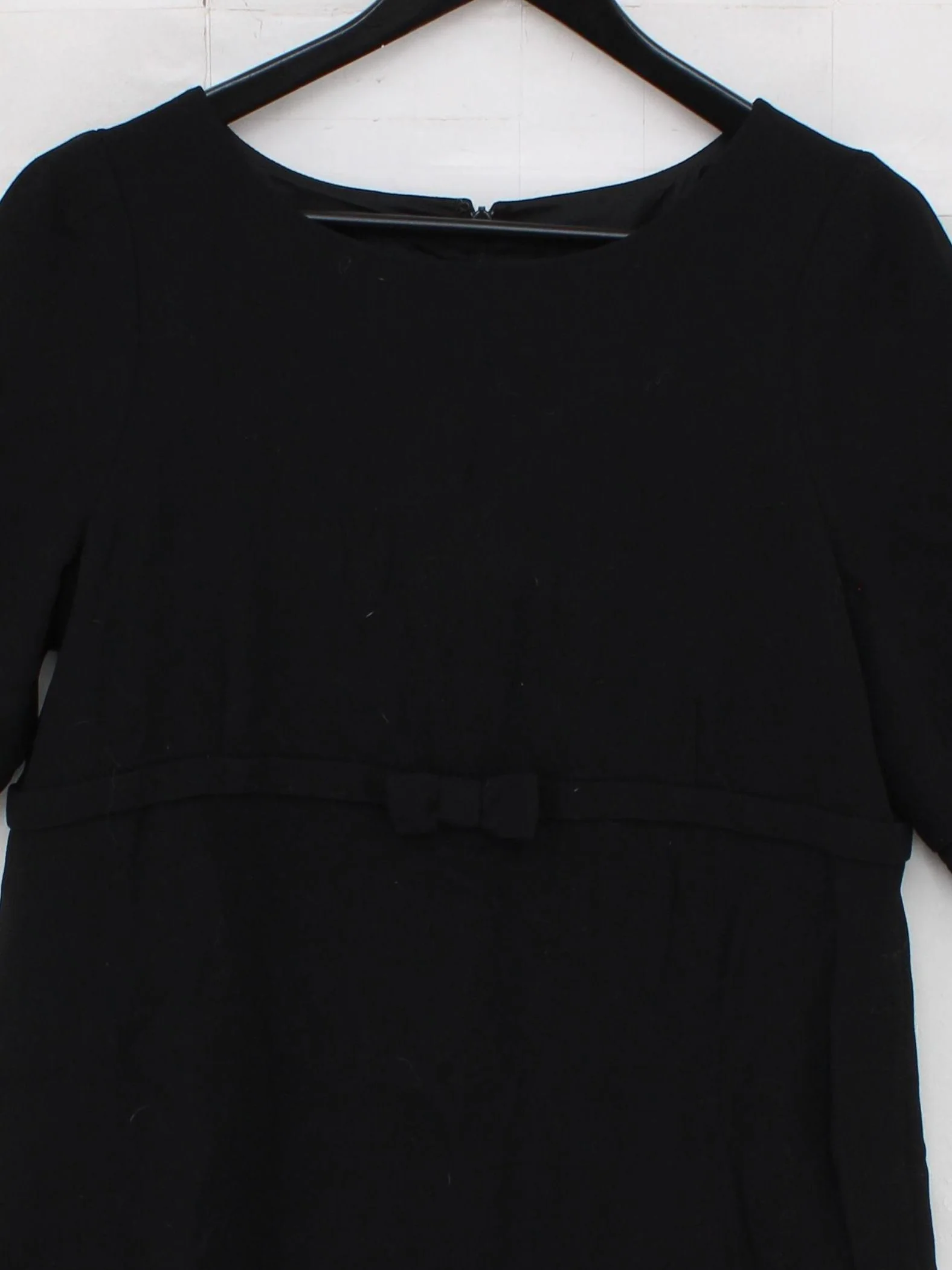 Hobbs Shirt Mini Dress UK14 in Black - Image 3