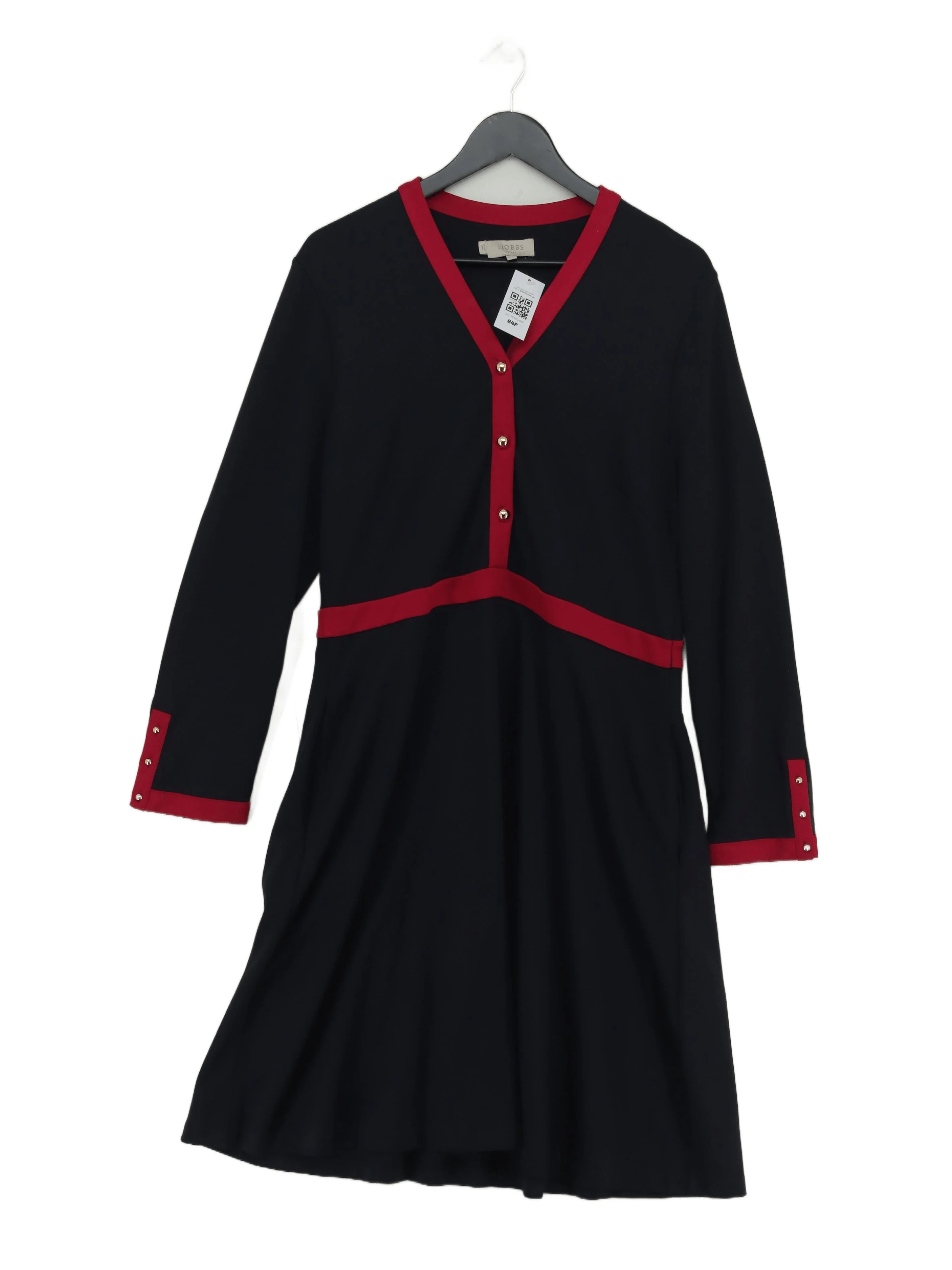 Hobbs Shirt Mini Dress UK16 in Blue
