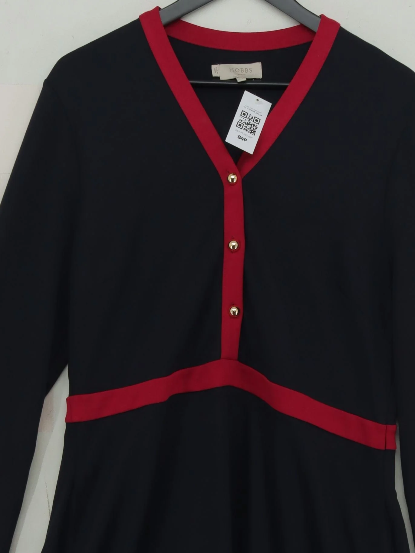 Hobbs Shirt Mini Dress UK16 in Blue - Image 3