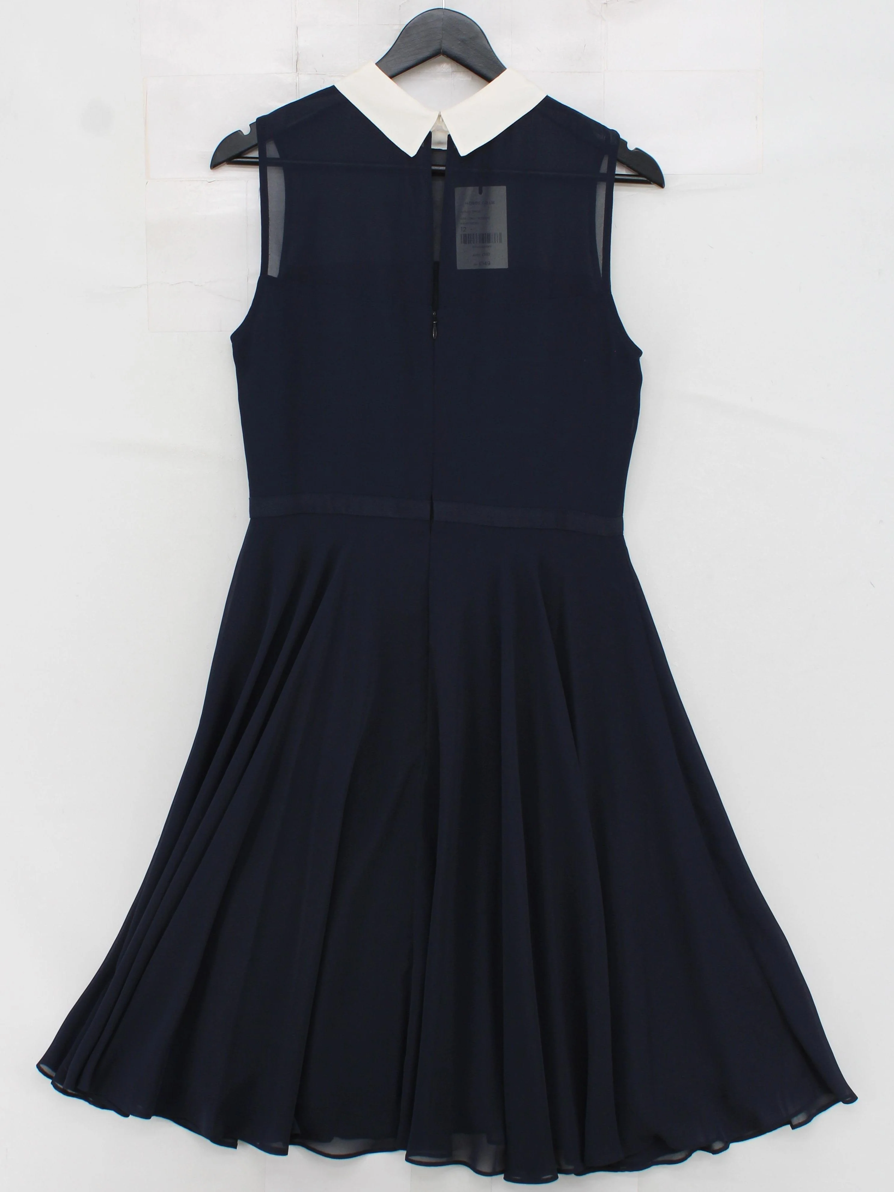 Hobbs Skater Midi Dress UK12 in Blue - Image 2