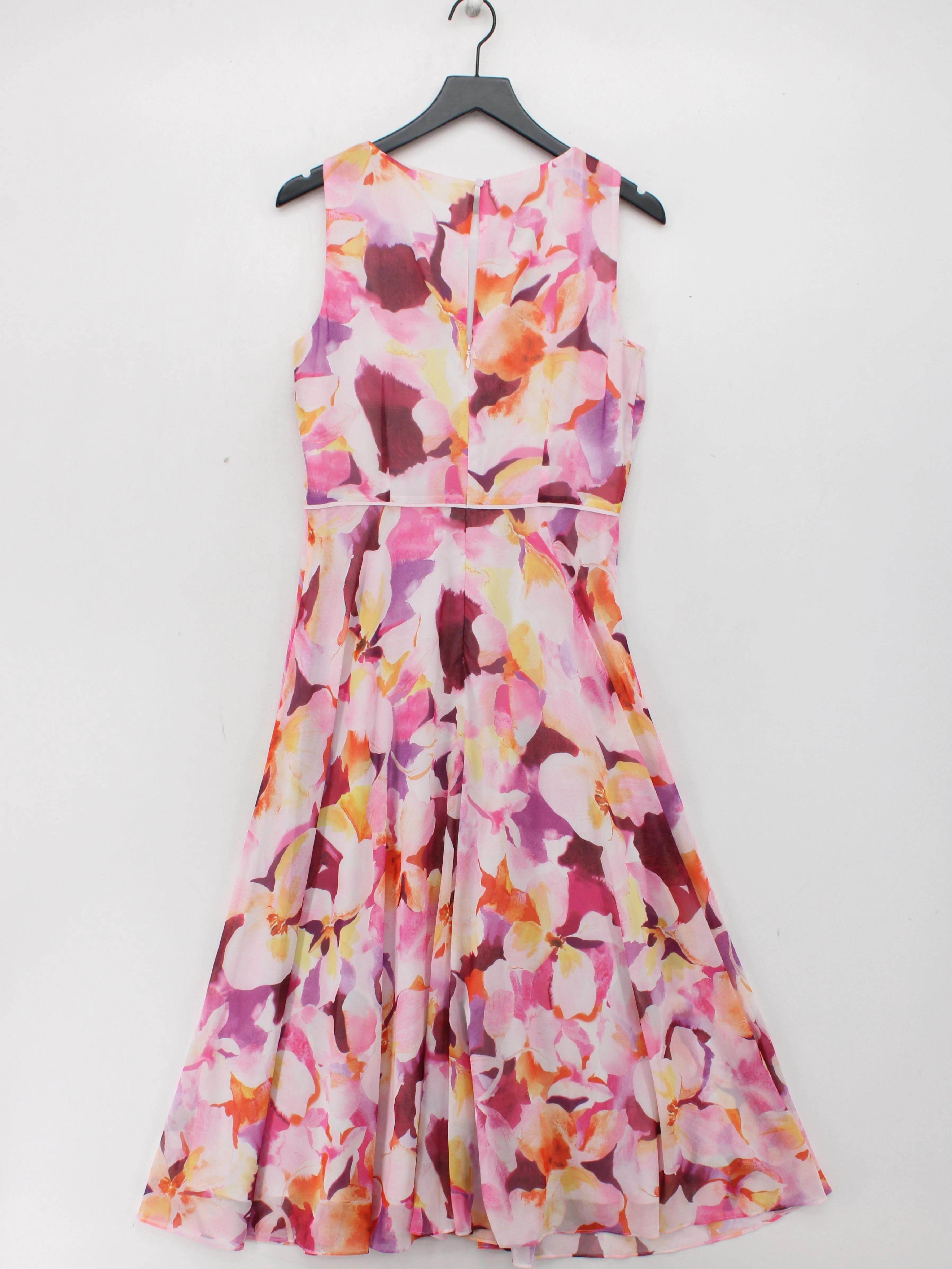 Hobbs Skater Midi Dress UK12 in Multi - Image 2