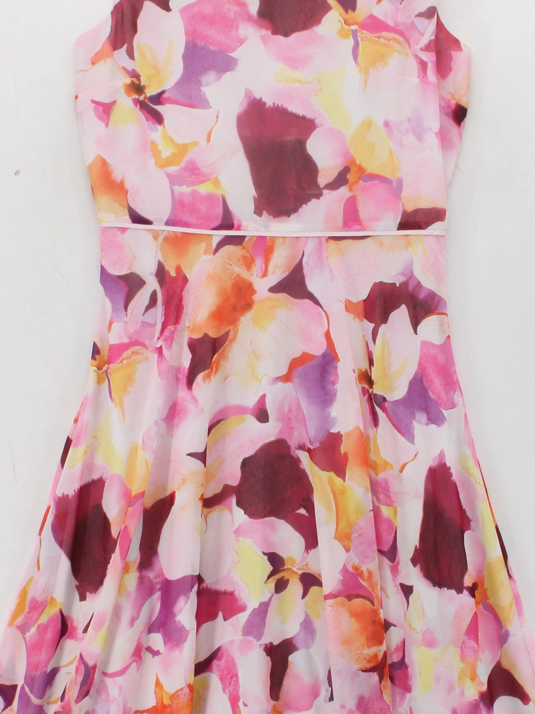 Hobbs Skater Midi Dress UK12 in Multi - Image 3